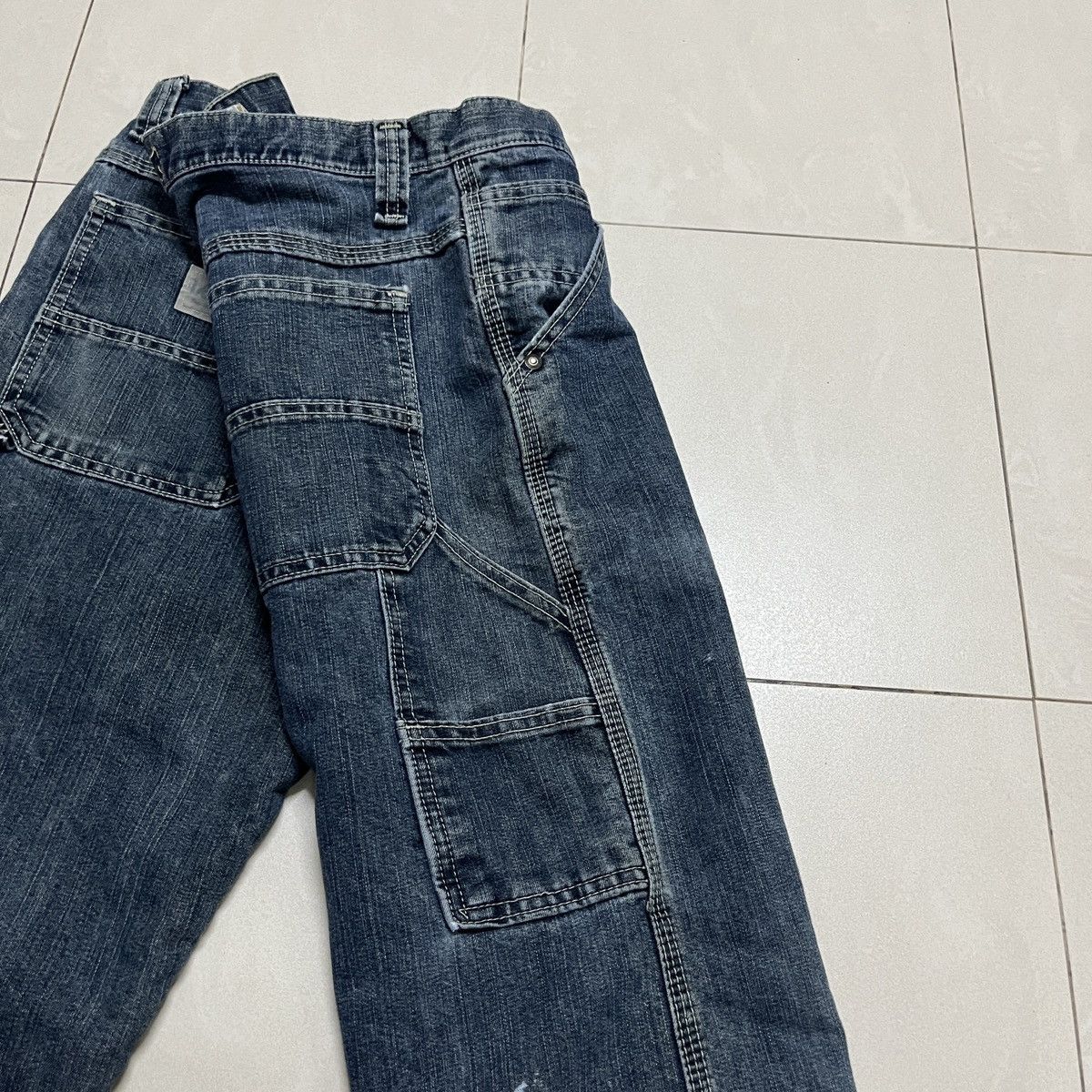 Lee × Vintage Vintage Lee Dungarees Carpenter Jeans Size US 31 - 2 Thumbnail
