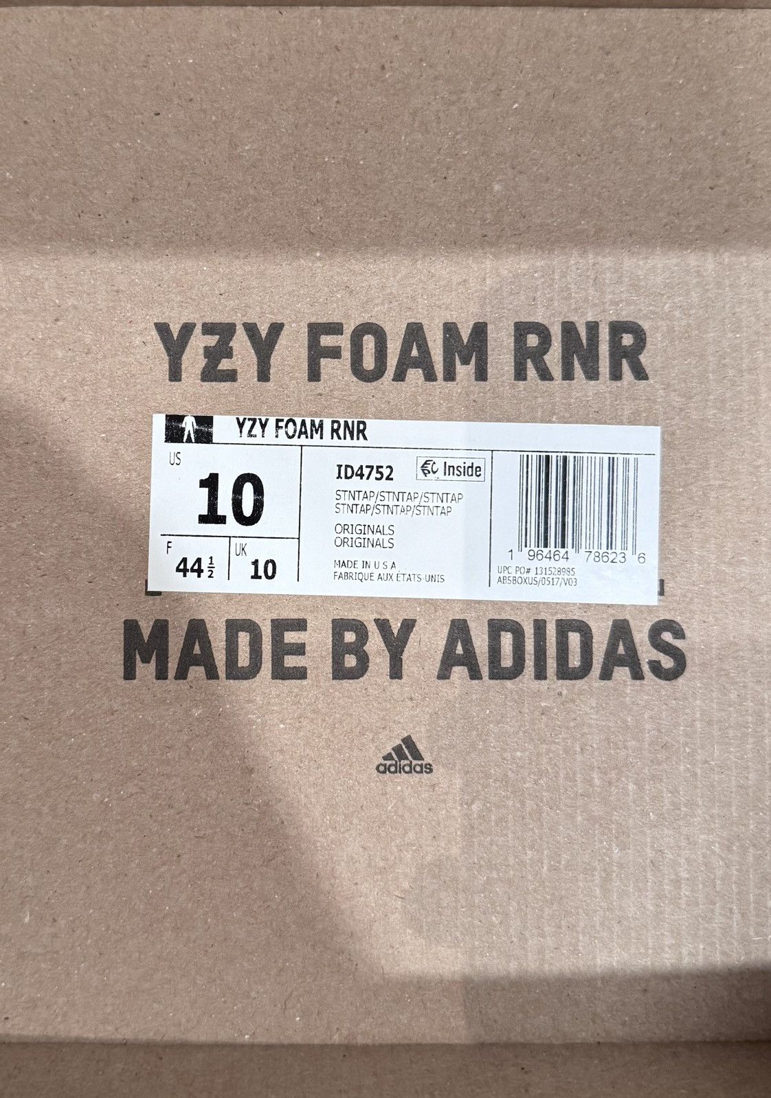 Adidas × Kanye West × Yeezy Adidas Yeezy Foam RNR ‘Stone Taupe’ Size US 10 / EU 43 - 9 Thumbnail