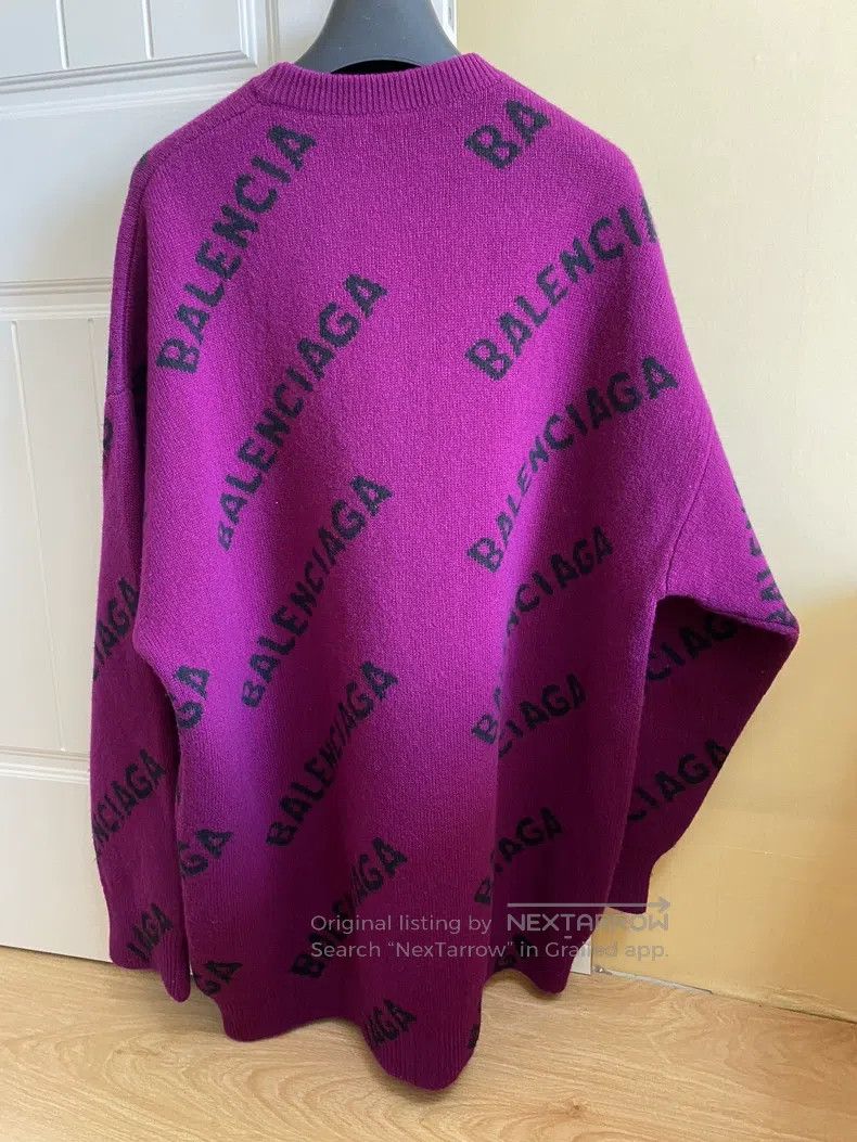 Balenciaga Balenciaga Sweater with Bullet Screen Letters Size US S / EU 44-46 / 1 - 2 Thumbnail