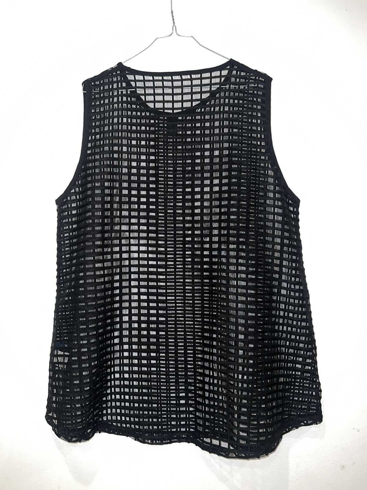 Japanese Brand Rick owens vibe see through tank top ➕🖤 Size US XL / EU 56 / 4 - 7 Thumbnail