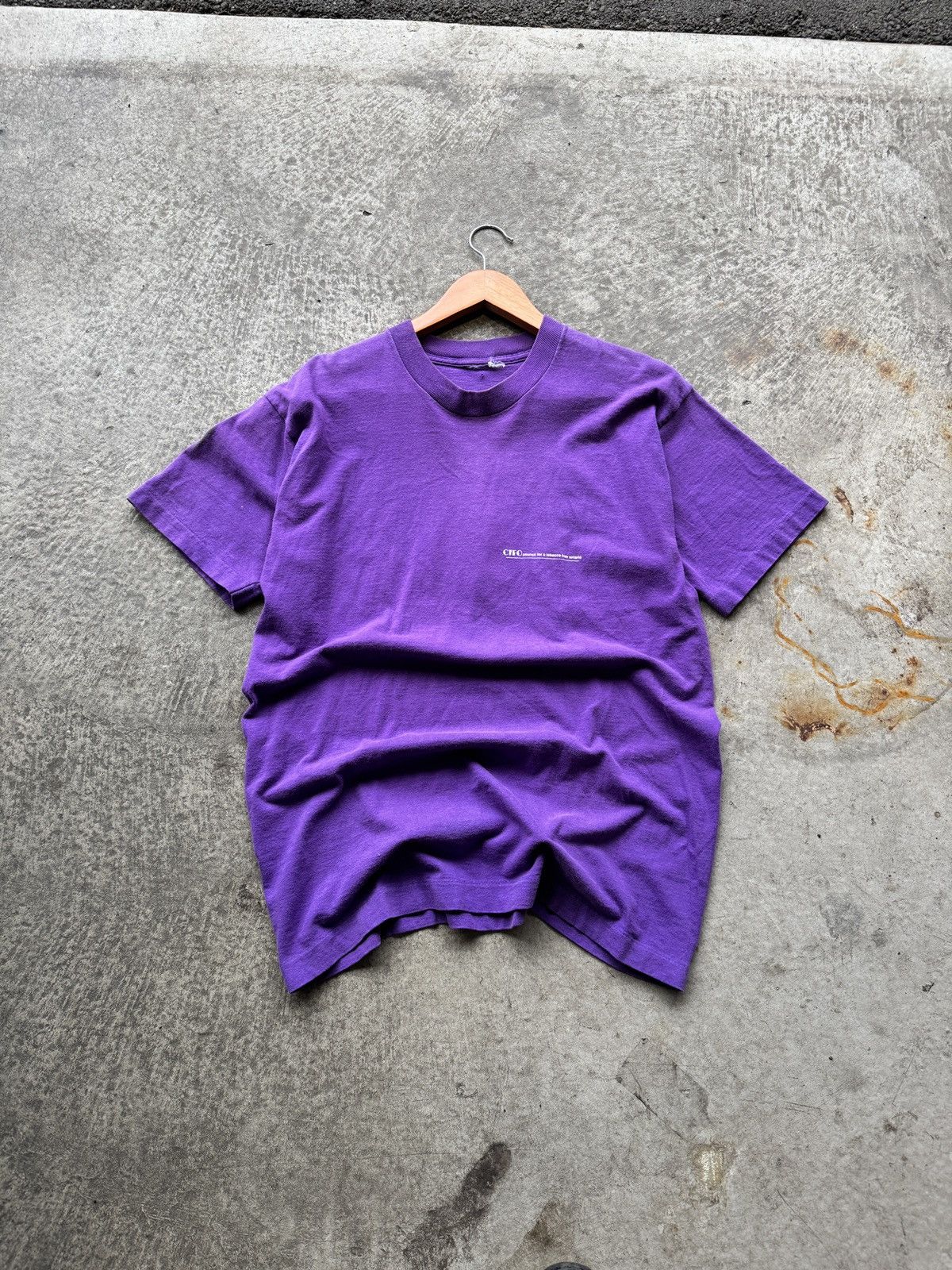 Japanese Brand × Vintage Vintage 1990s anti cigarettes for children promo t shirt Size US XL / EU 56 / 4 - 1 Thumbnail