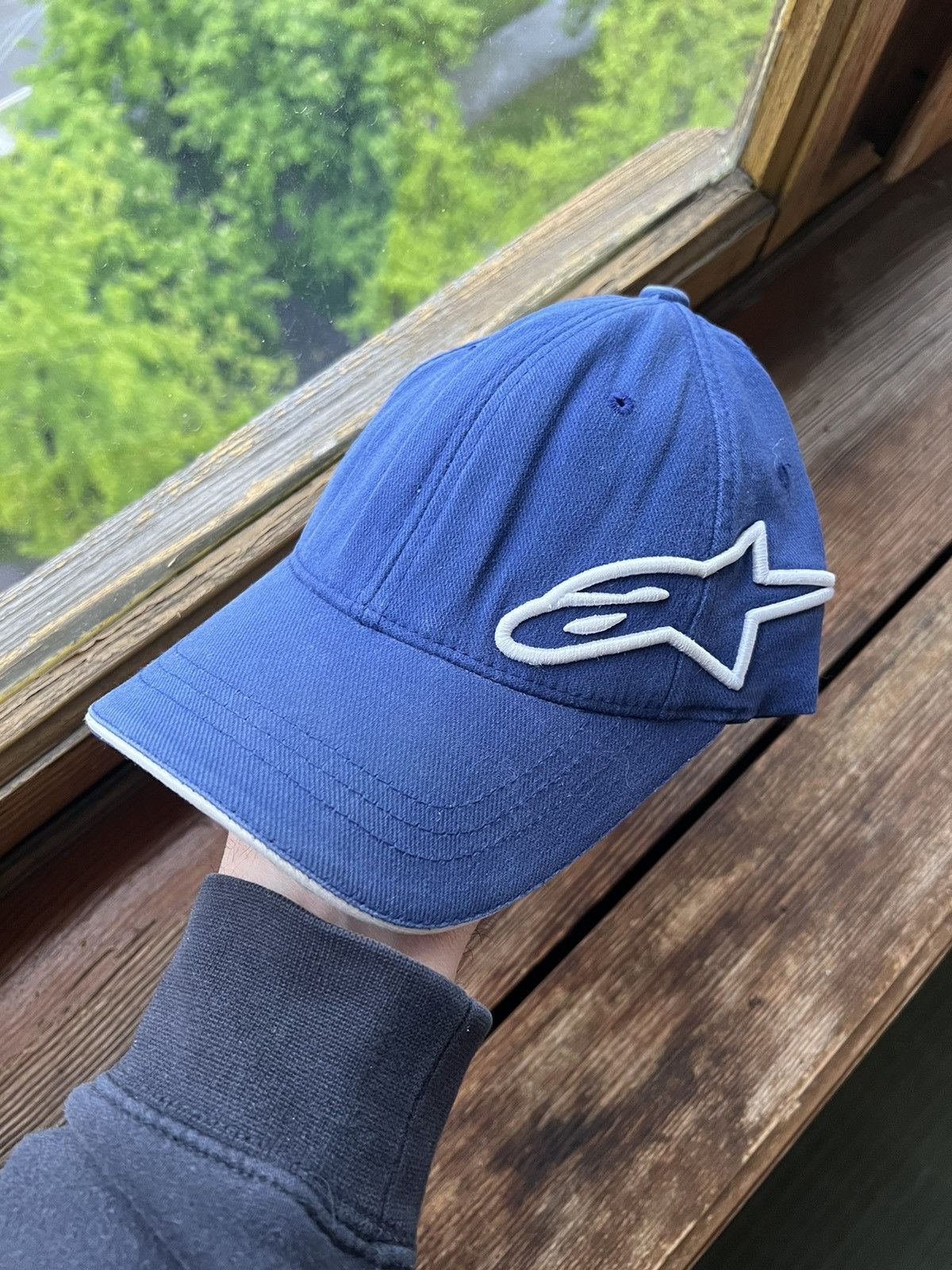 Alpinestars Vintage Y2K Flexfit Alpinestars Cap 90s Hat Size ONE SIZE - 2 Thumbnail