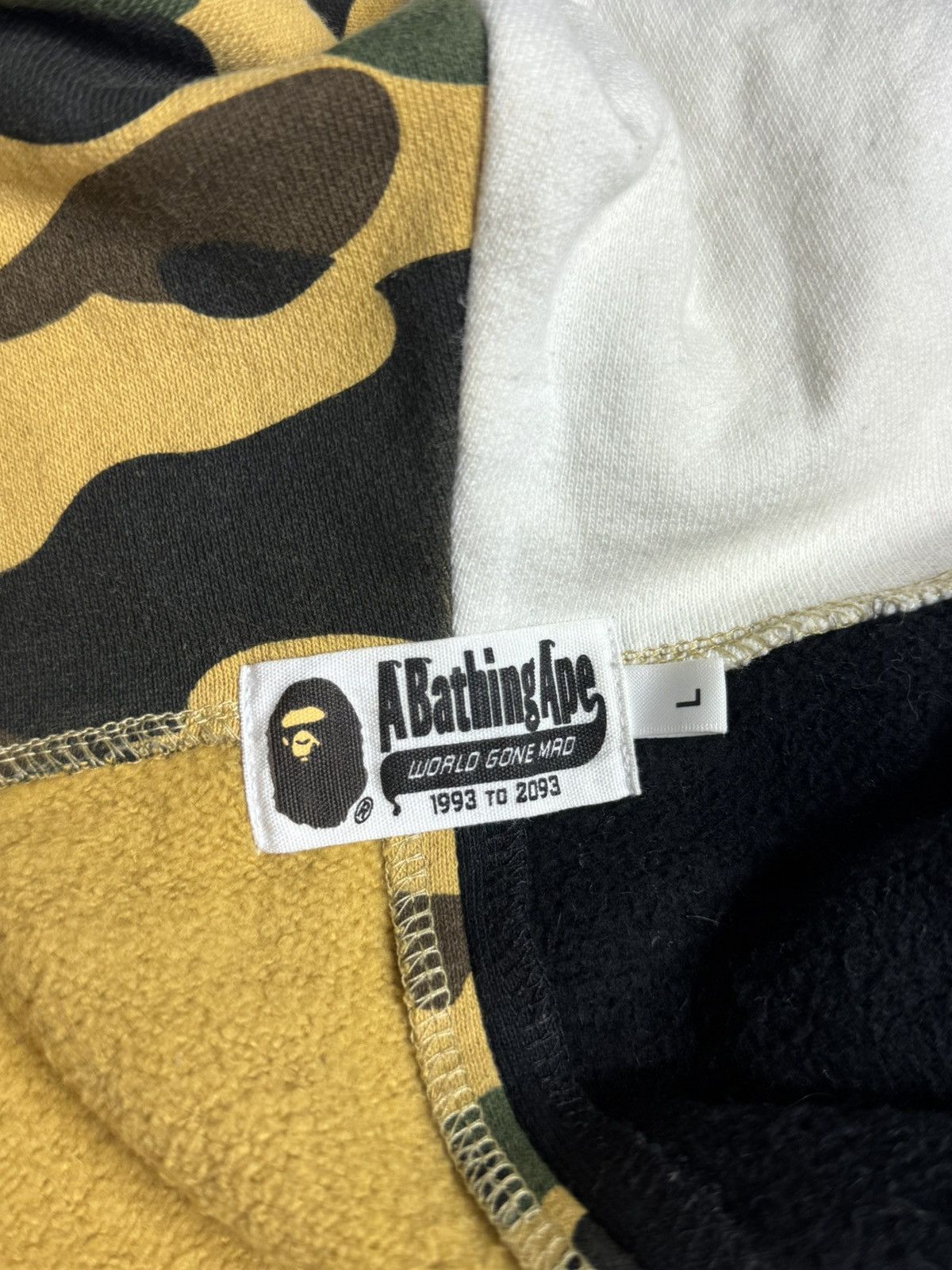 Bape Bape (A bathing Ape) panda/monkey full zip hoodie Size US L / EU 52-54 / 3 - 5 Thumbnail