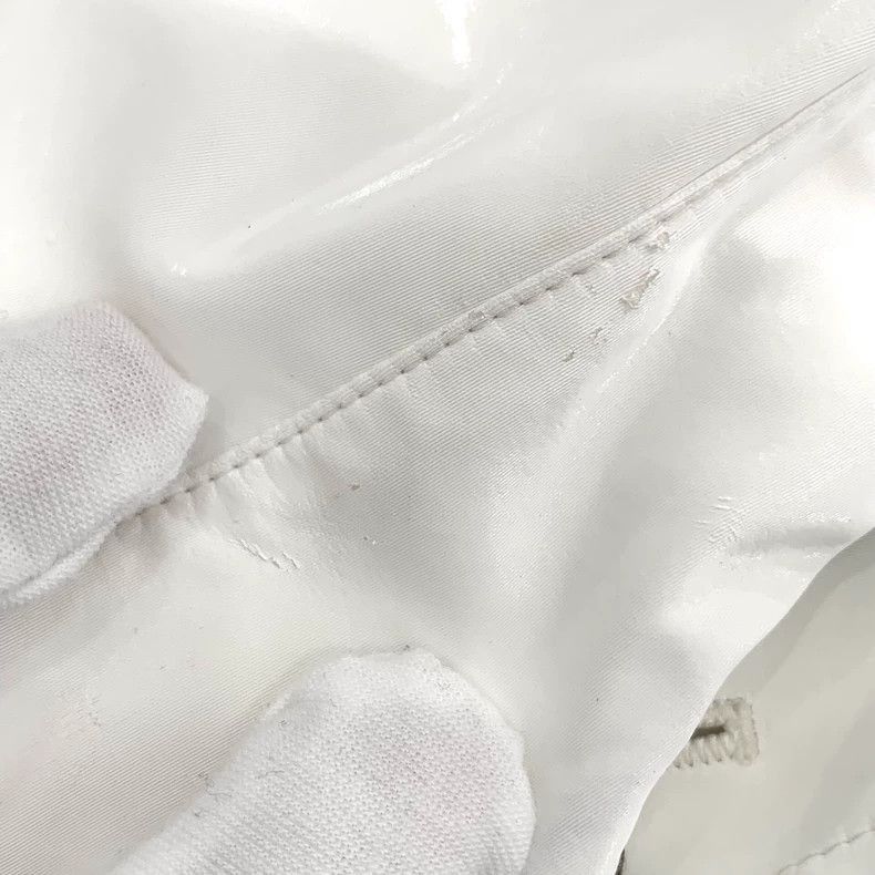 Fendi Fendi White Patent Leather Long Sleeve Shirt Size US S / EU 44-46 / 1 - 9 Thumbnail