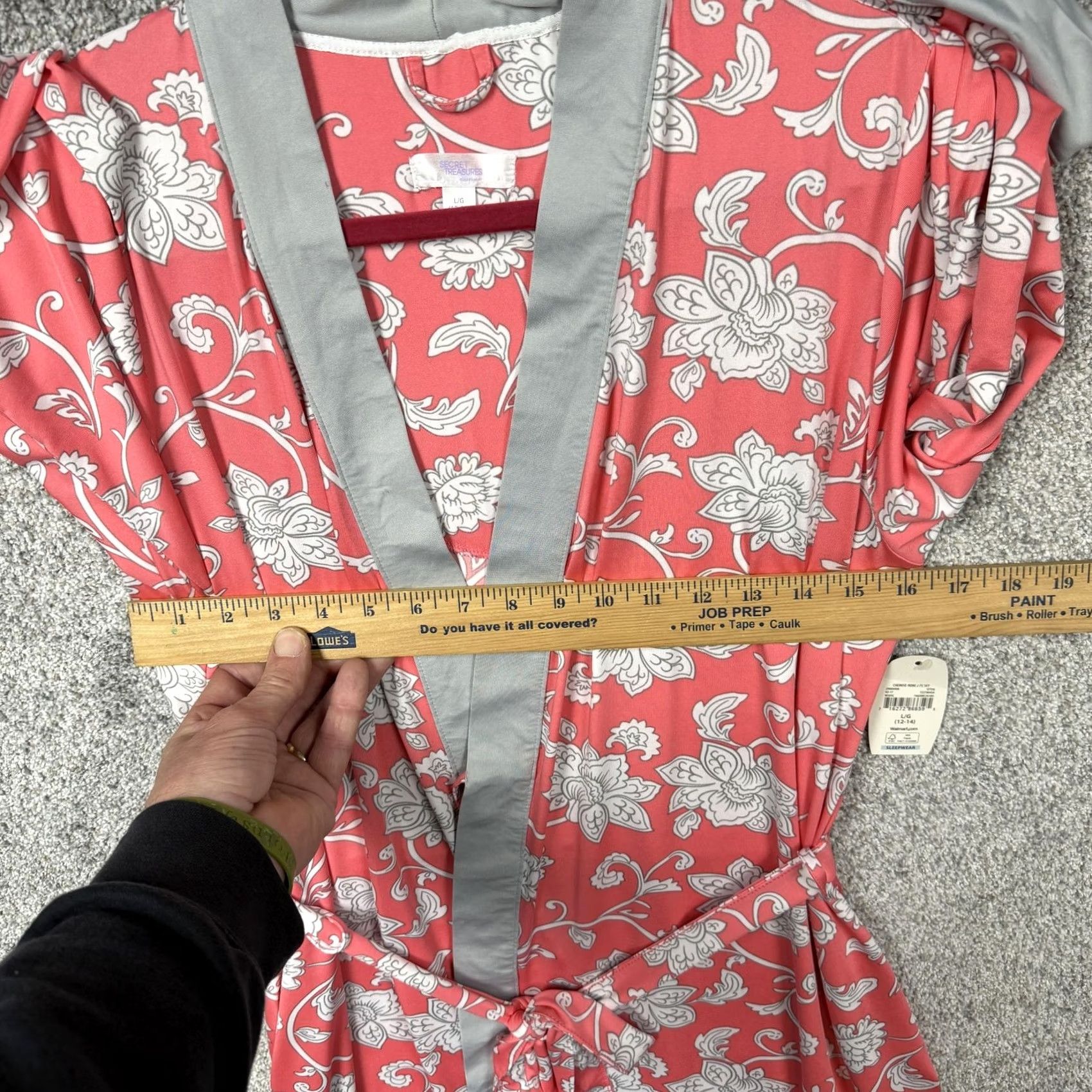 Vintage Secret Treasures Kimono Robe L Floral Coquette Whimsigoth Cottagecore Loungewear Shirt? Size ONE SIZE - 5 Thumbnail