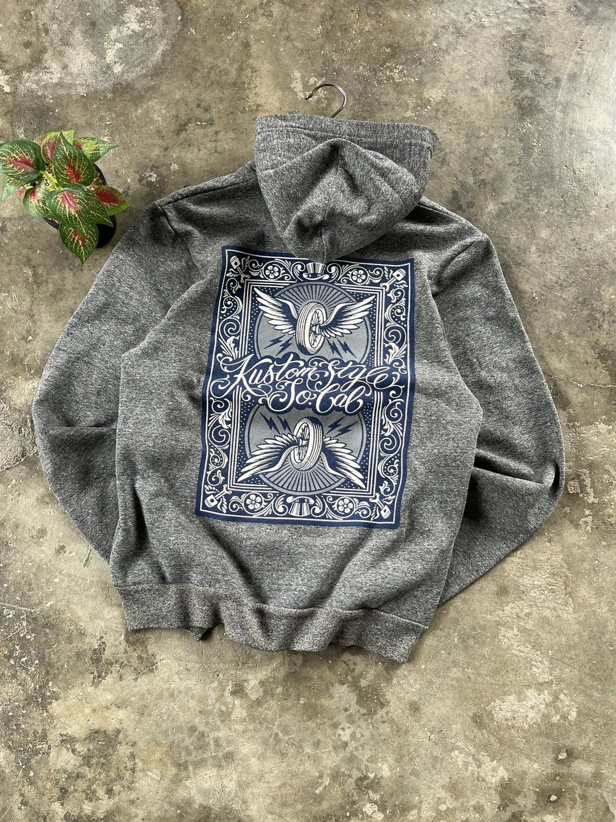 Vintage 🔥Vintage Kustom Style So Cal Von Ducth Wing Logo Hoodie Size US M / EU 48-50 / 2 - 1 Thumbnail