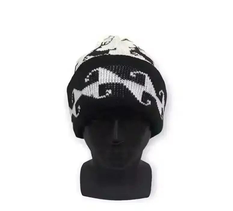 Japanese Brand Navajo Full Print Beanie Hat Size ONE SIZE - 2 Thumbnail