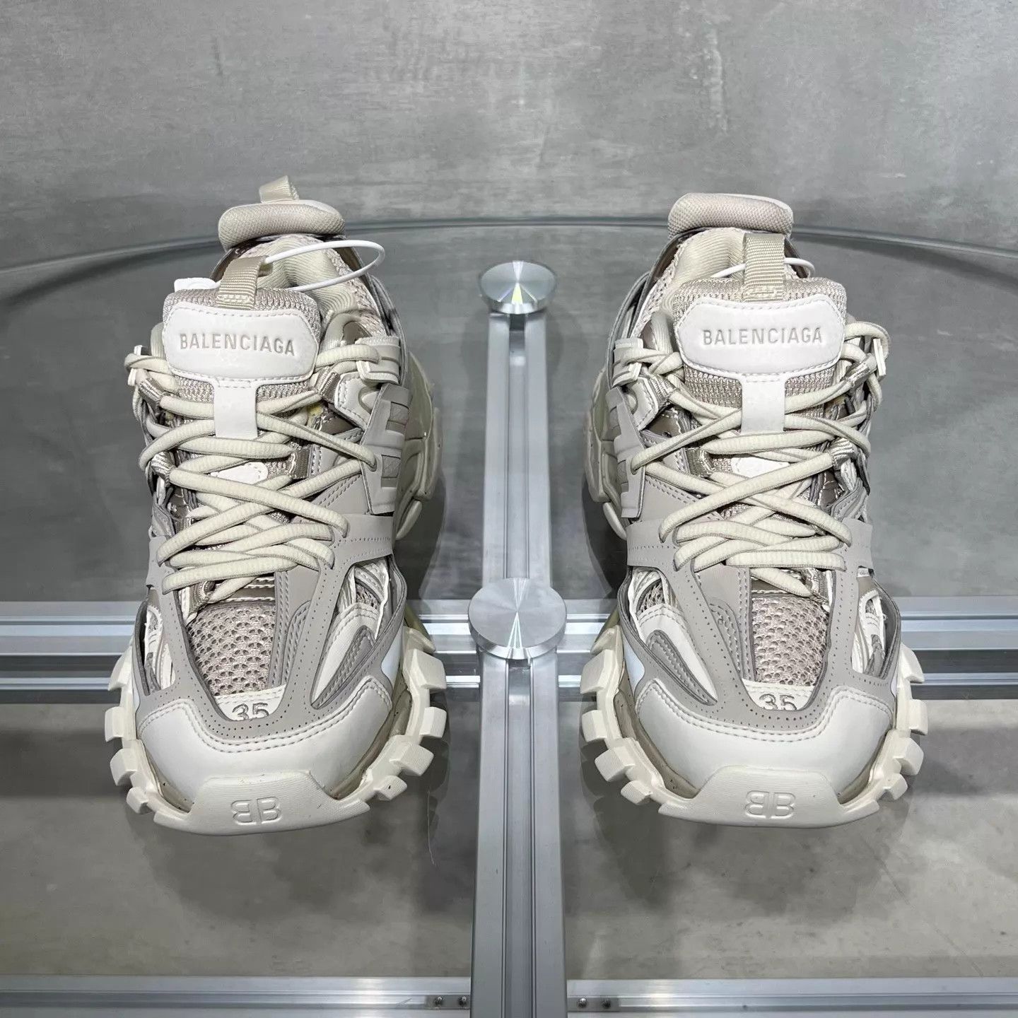 Balenciaga Balenciaga BLCG Track Latte 35 Wmns Size US 4.5 / IT 34.5 - 1 Thumbnail