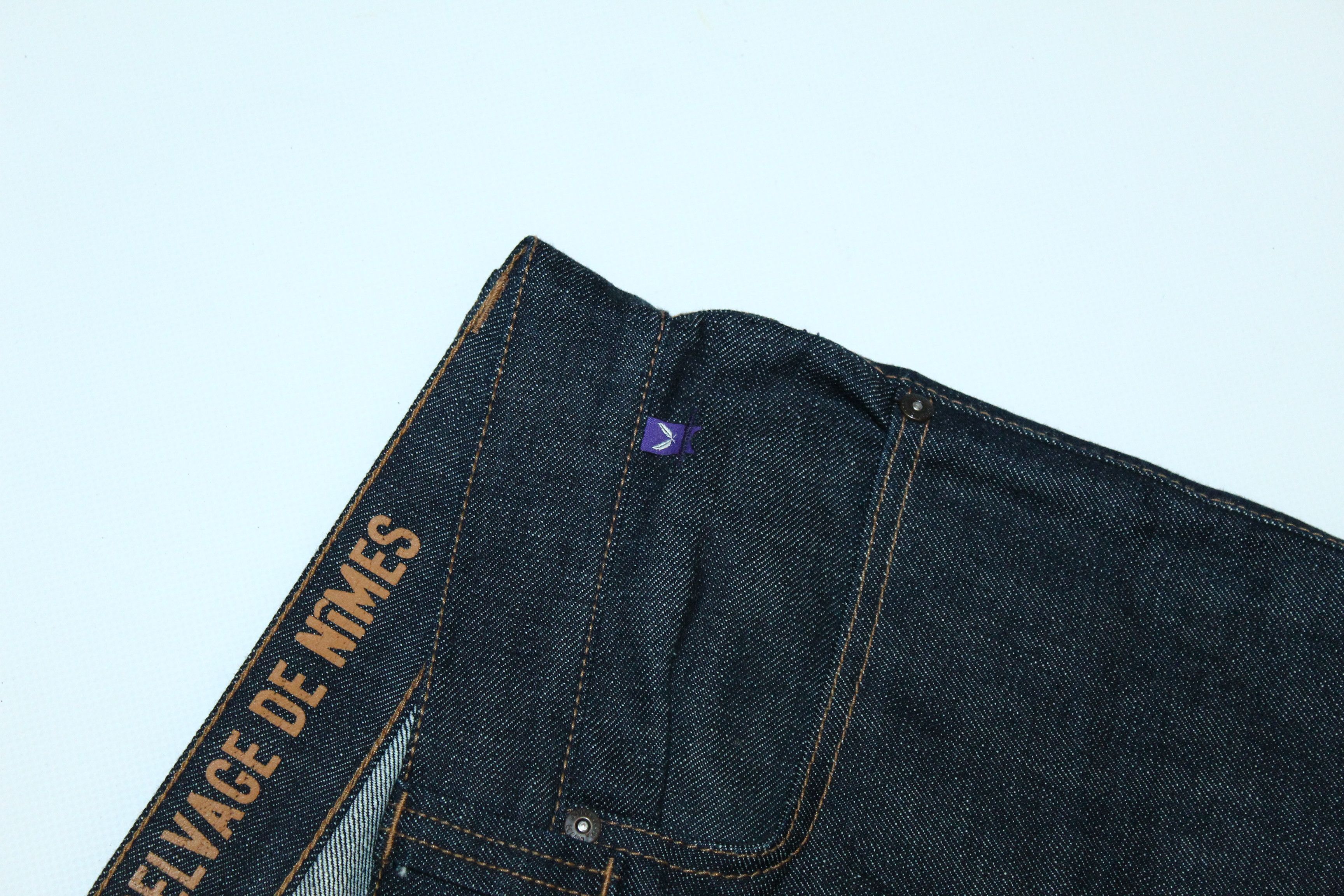 Japanese Brand Upper Class Rough Japan Dotted Selvage Raw 14,4oz Jeans Size US 33 - 6 Thumbnail