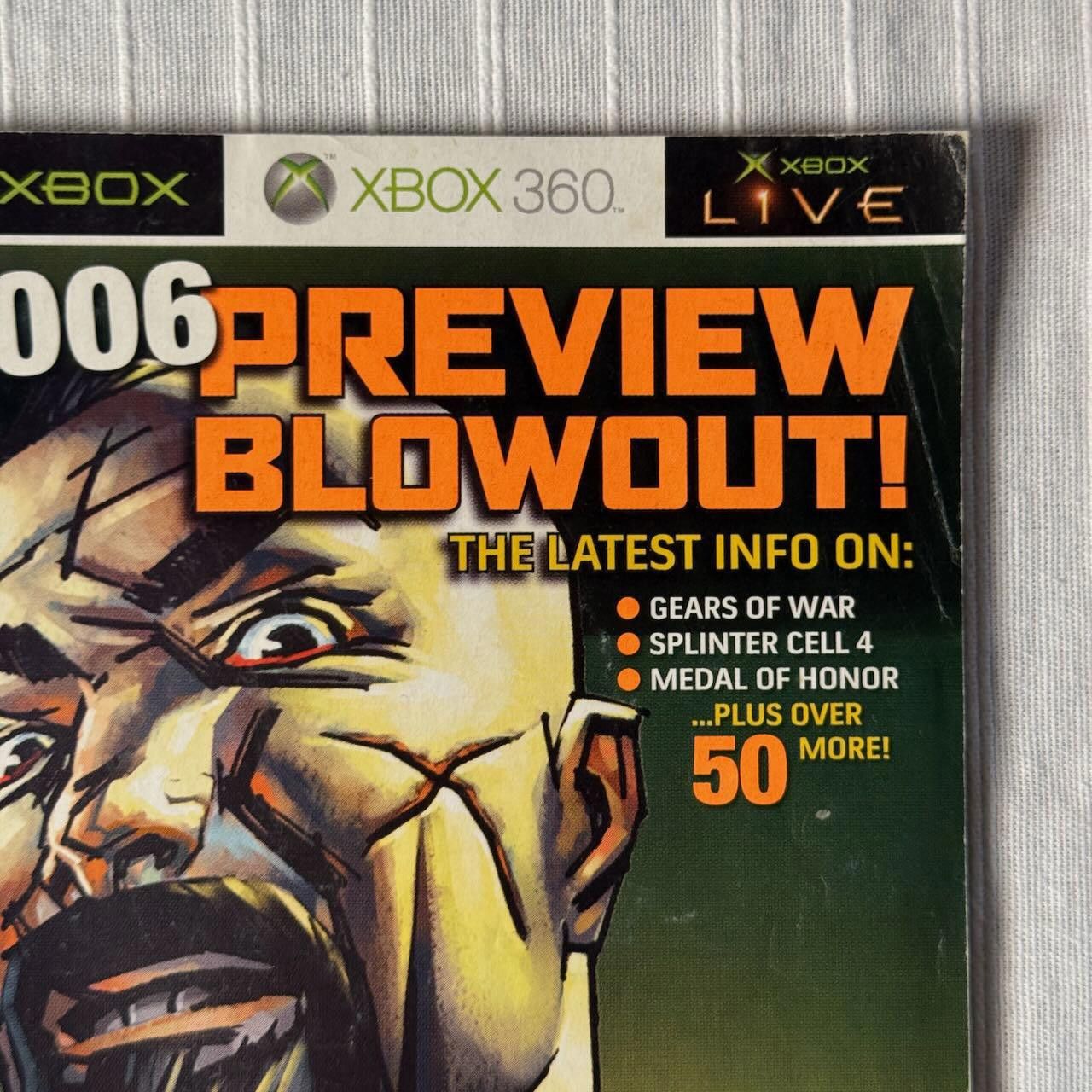 Other VTG XBOX Magazine #56 April 2006 Crackdown Preview w/ Poster Size ONE SIZE - 4 Thumbnail