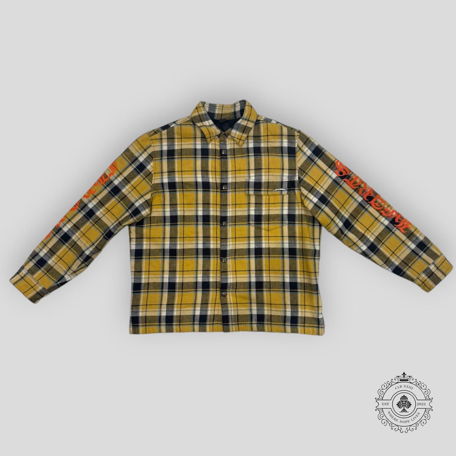 Chrome Hearts Chrome Hearts Padded Flannel Shirt Size ONE SIZE - 1 Thumbnail