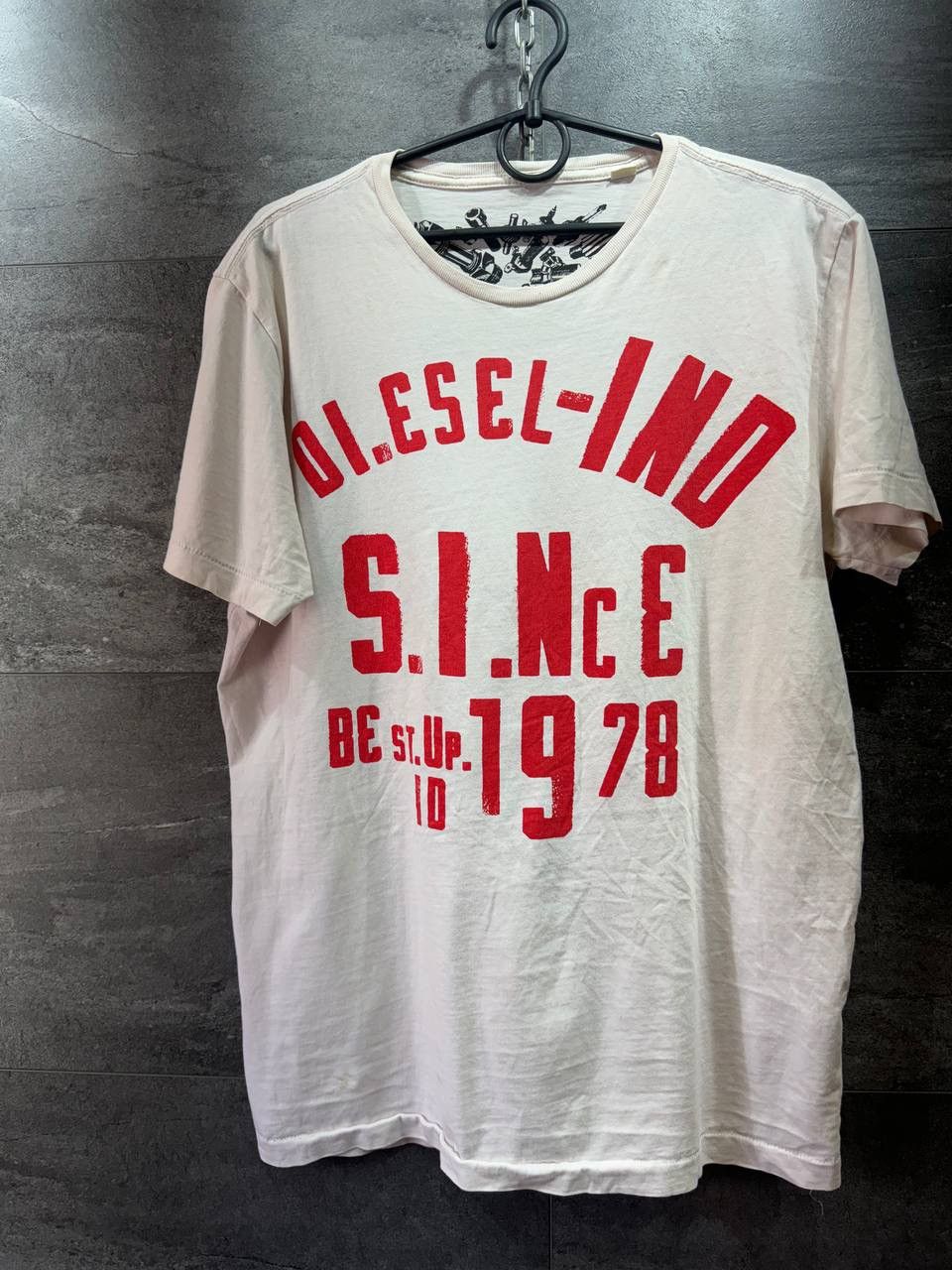 Diesel Diesel Vintage Mens T-Shirt Big Print Size US M / EU 48-50 / 2 - 1 Thumbnail