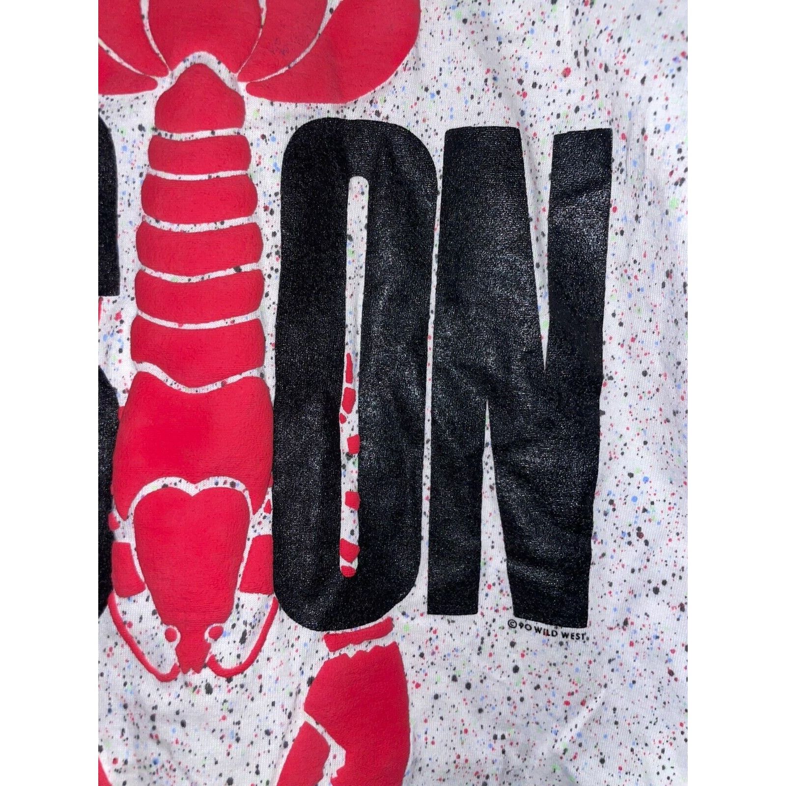 Jerzees Vintage Boston Shirt Lobster Tee USA Made 90s Large VTG Size US M / EU 48-50 / 2 - 5 Thumbnail