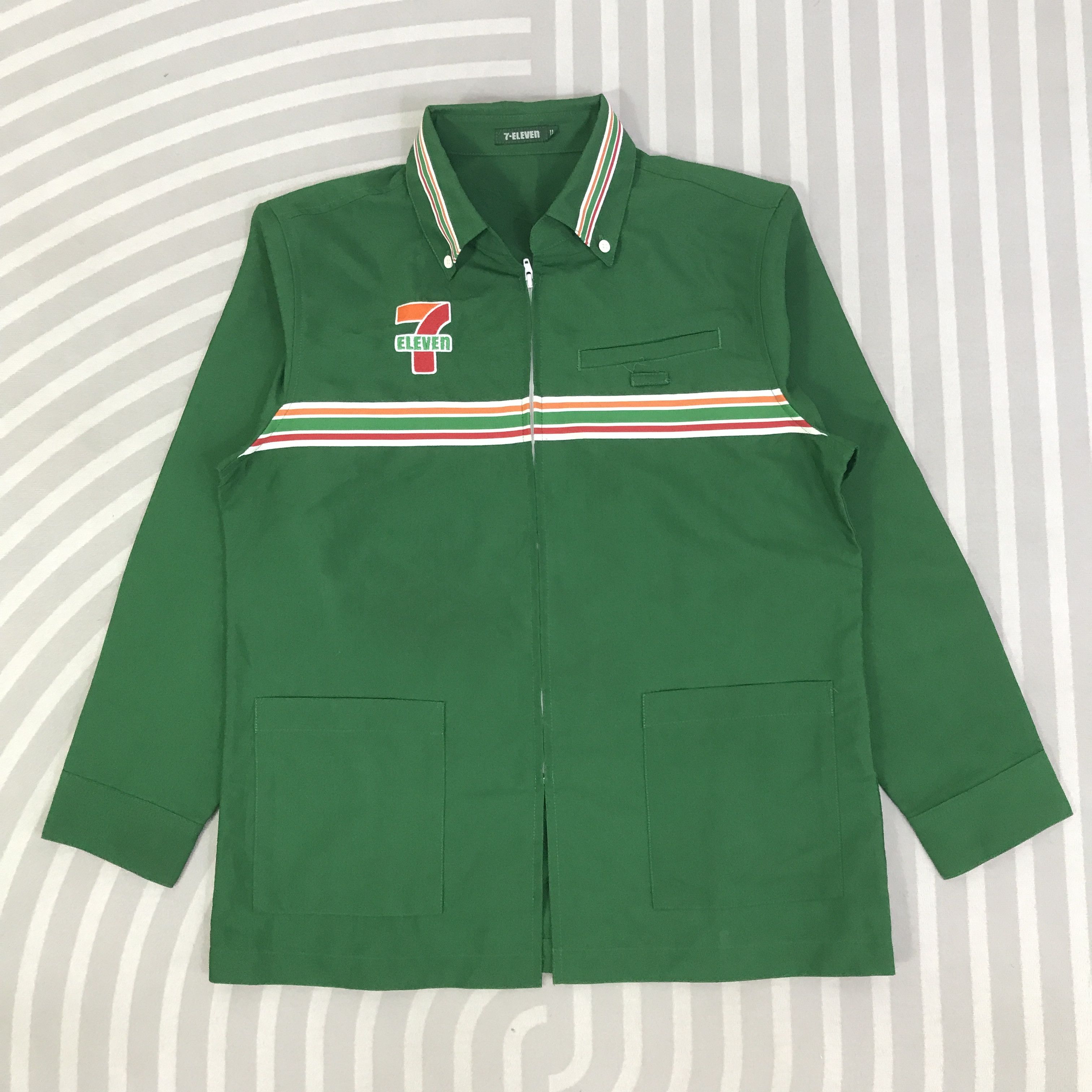 Japanese Brand Vintage 7-Eleven Staff Japan shirt Jacket K124B18 Size US M / EU 48-50 / 2 - 1 Thumbnail