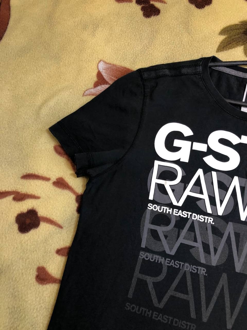G-Star G-Star Raw Black Stitched Graphic T-Shirt Tee Size US M / EU 48-50 / 2 - 16 Thumbnail