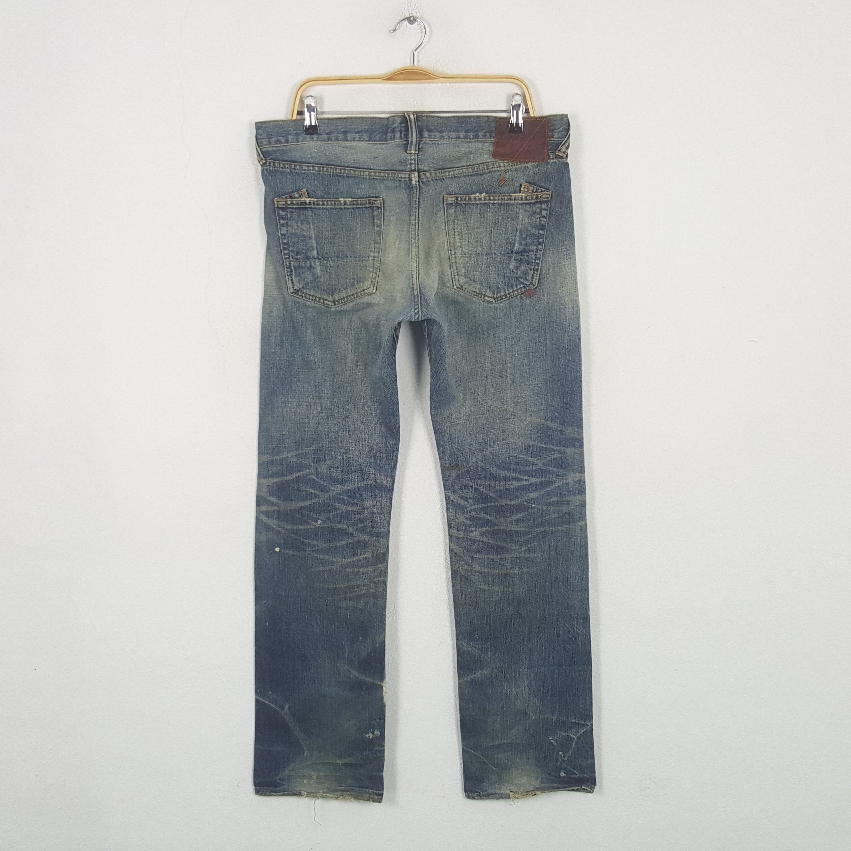 Prps Vintage Prps Japanese Designer Distressed Denim Jeans RR9 Size US 35 - 4 Thumbnail