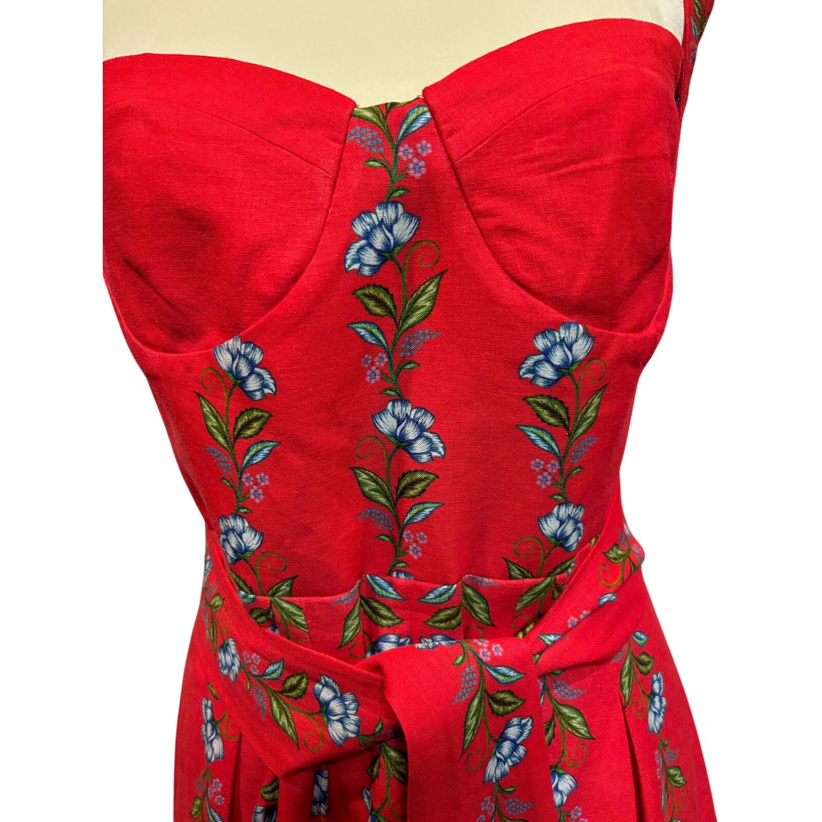 Farm Rio BNWT Farm Rio Sweet Bloom Bouquet Red Mini Dress Size XL Size XL / US 12-14 / IT 48-50 - 8 Thumbnail