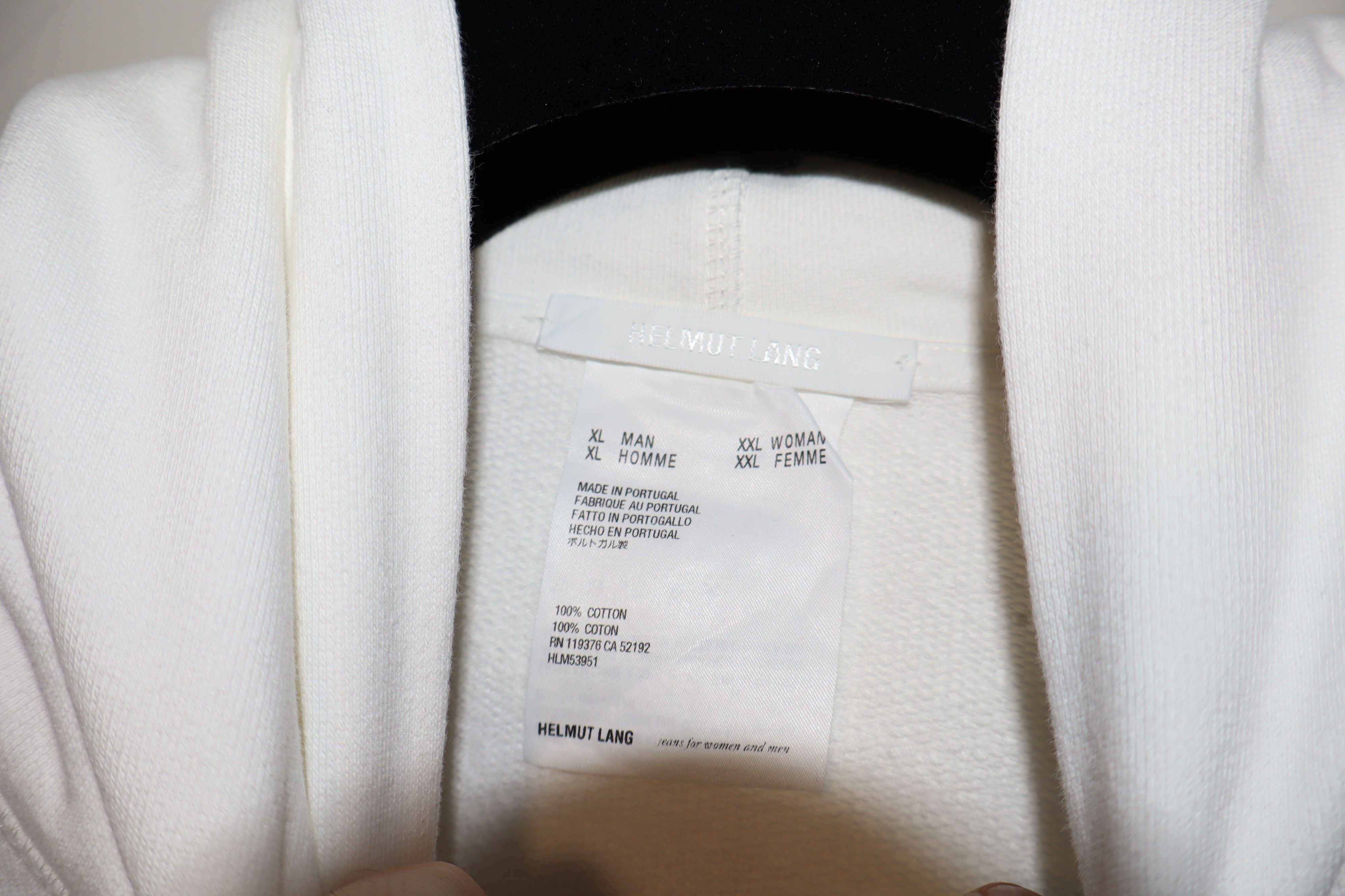 Helmut Lang X Saintwoods limited edition hoodie Size US XL / EU 56 / 4 - 4 Thumbnail