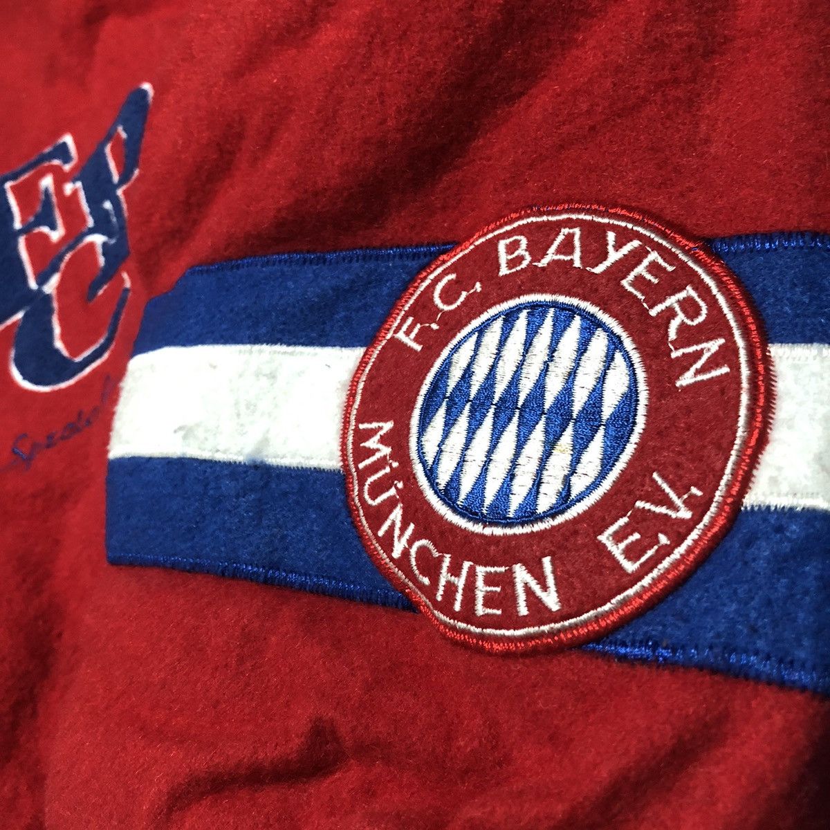 Vintage Rare Original Vtg Fc Bayern Munchen Wool Varsity Jacket Size US M / EU 48-50 / 2 - 5 Thumbnail