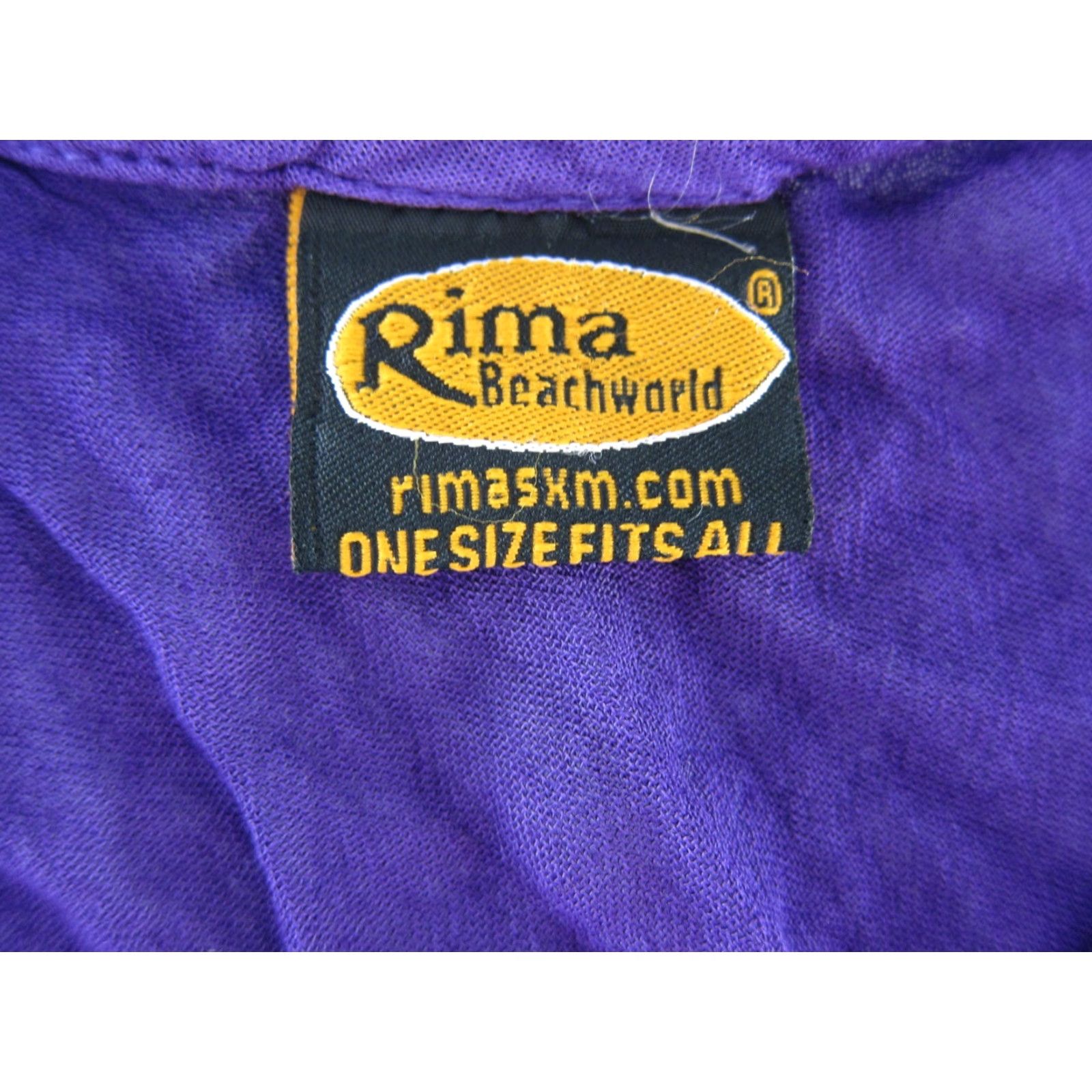 Vintage VINTAGE Rima Beachworld Tie Dye Purple Orange Green Maxi Sun Dress Tank Dress Large Size L / US 10 / IT 46 - 3 Thumbnail