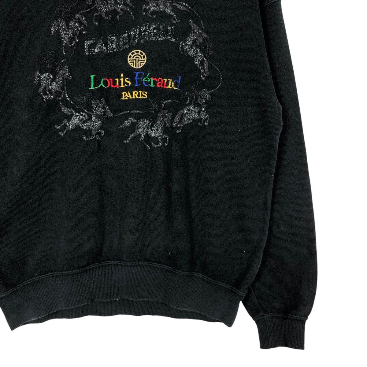 Designer × Louis Feraud Vintage Louis Feraud Paris Designer Sweathsirt Small Size US S / EU 44-46 / 1 - 4 Thumbnail