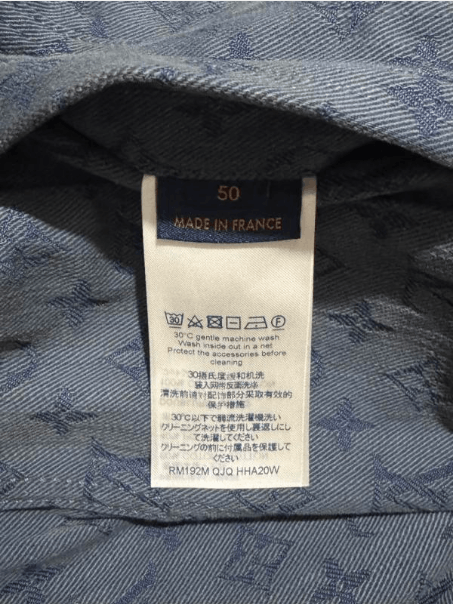 Louis Vuitton Louis Vuitton Monogram Jacquard Denim Jacket Size US M / EU 48-50 / 2 - 4 Thumbnail