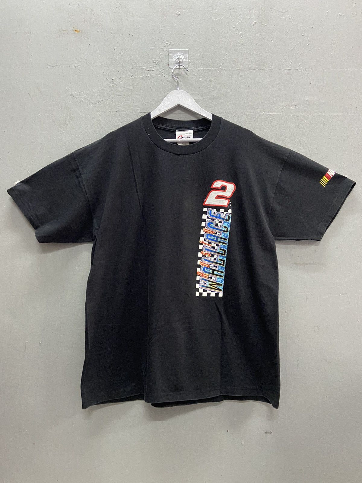 Chase Authentics VINTAGE RUSTY WALLACE #2 QUICK TO CATCH MILLER NASCAR TEE Size US XL / EU 56 / 4 - 2 Thumbnail