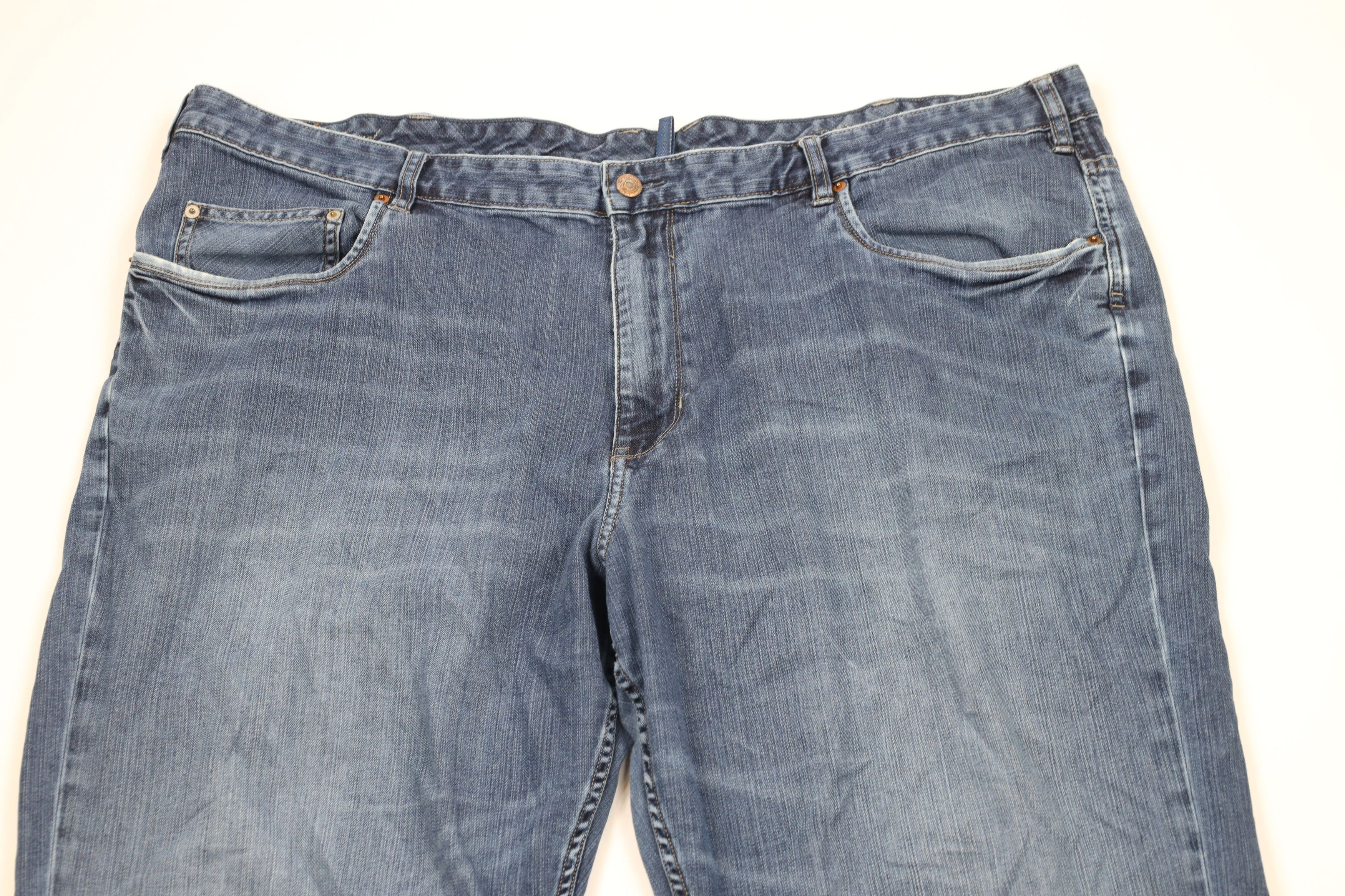 Tommy Bahama × Vintage Vintage Tommy Bahama Wide Leg Denim Jeans Stretch Cotton Size US 44 / EU 60 - 2 Thumbnail