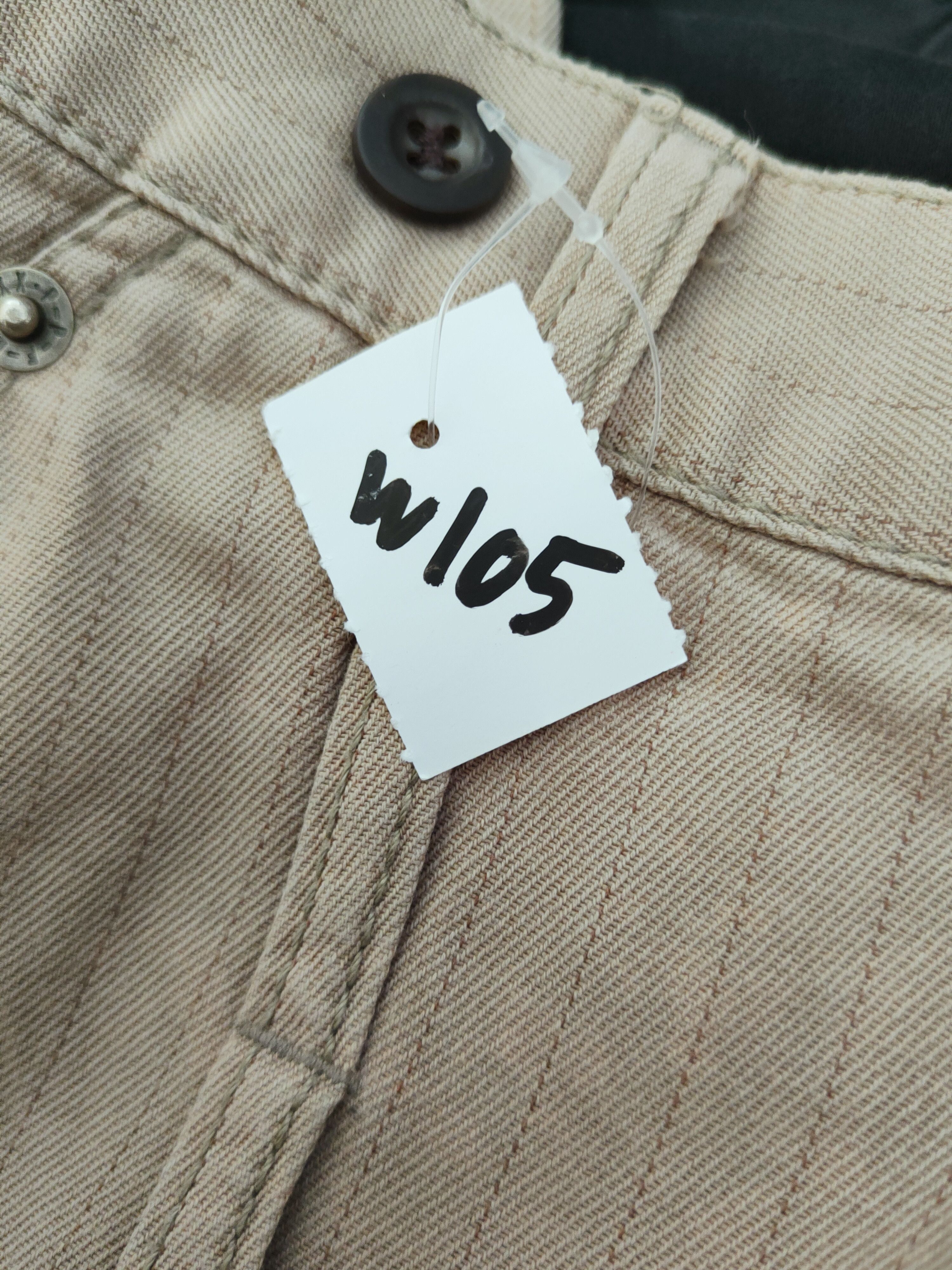 PPFM Beige Multipocket Tactical Cargo Pants #W105