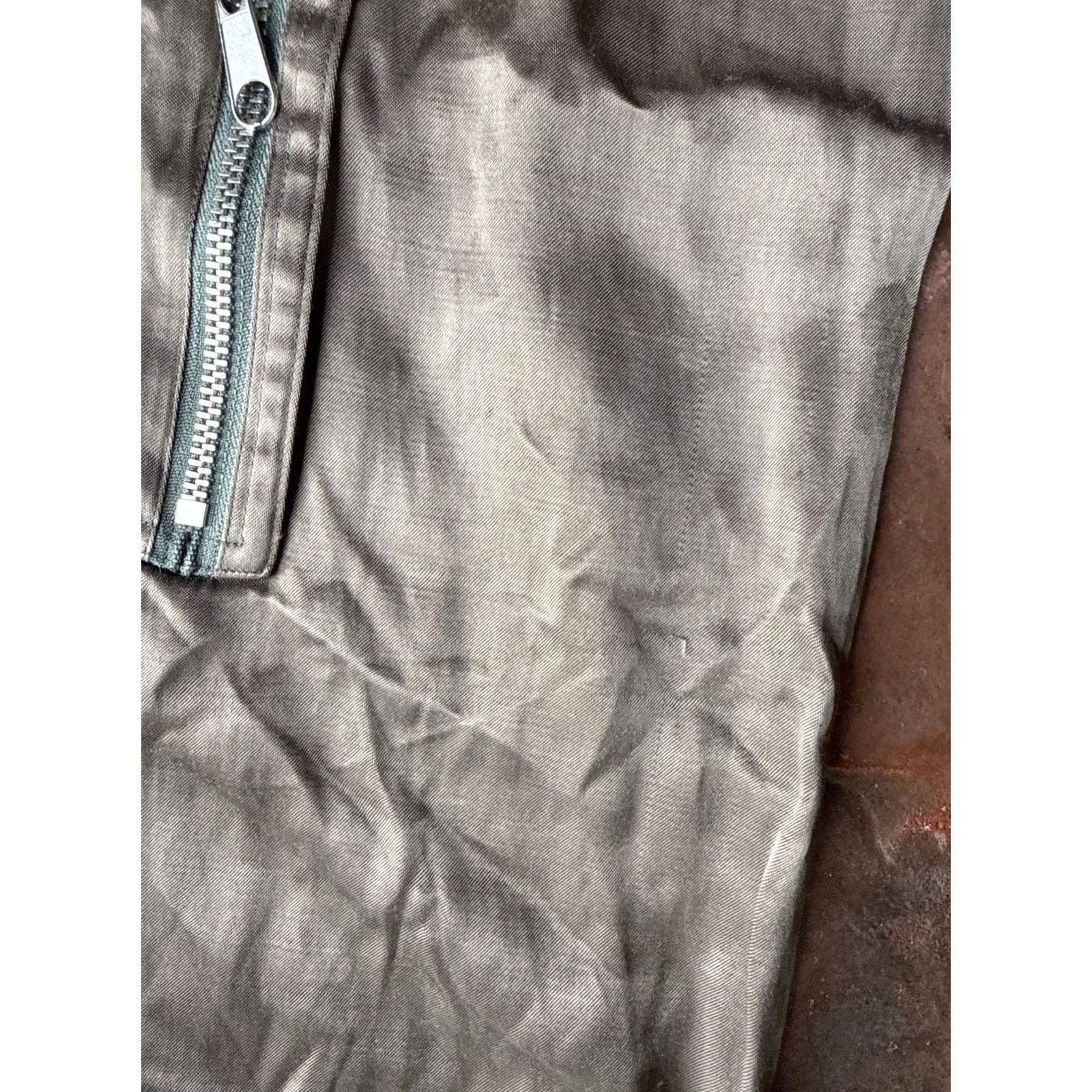 Vintage VINTAGE Z Cavaricii Satin Cargo Jogger Pants Women’s 1 Brown Size 30" / US 8 / IT 44 - 4 Thumbnail