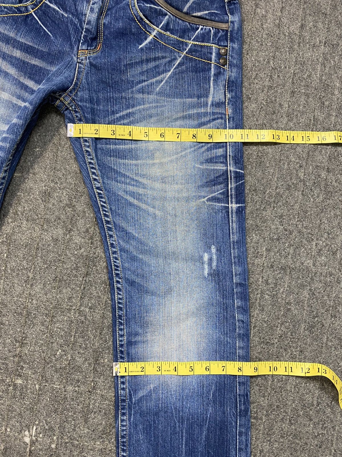 Other Red Pepper Red Label Whisker Denim Jeans Embroidery Logo Size US 32 / EU 48 - 19 Thumbnail