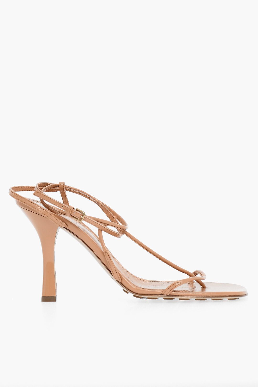 og1mm0624 Leather The Line Mules in Beige
