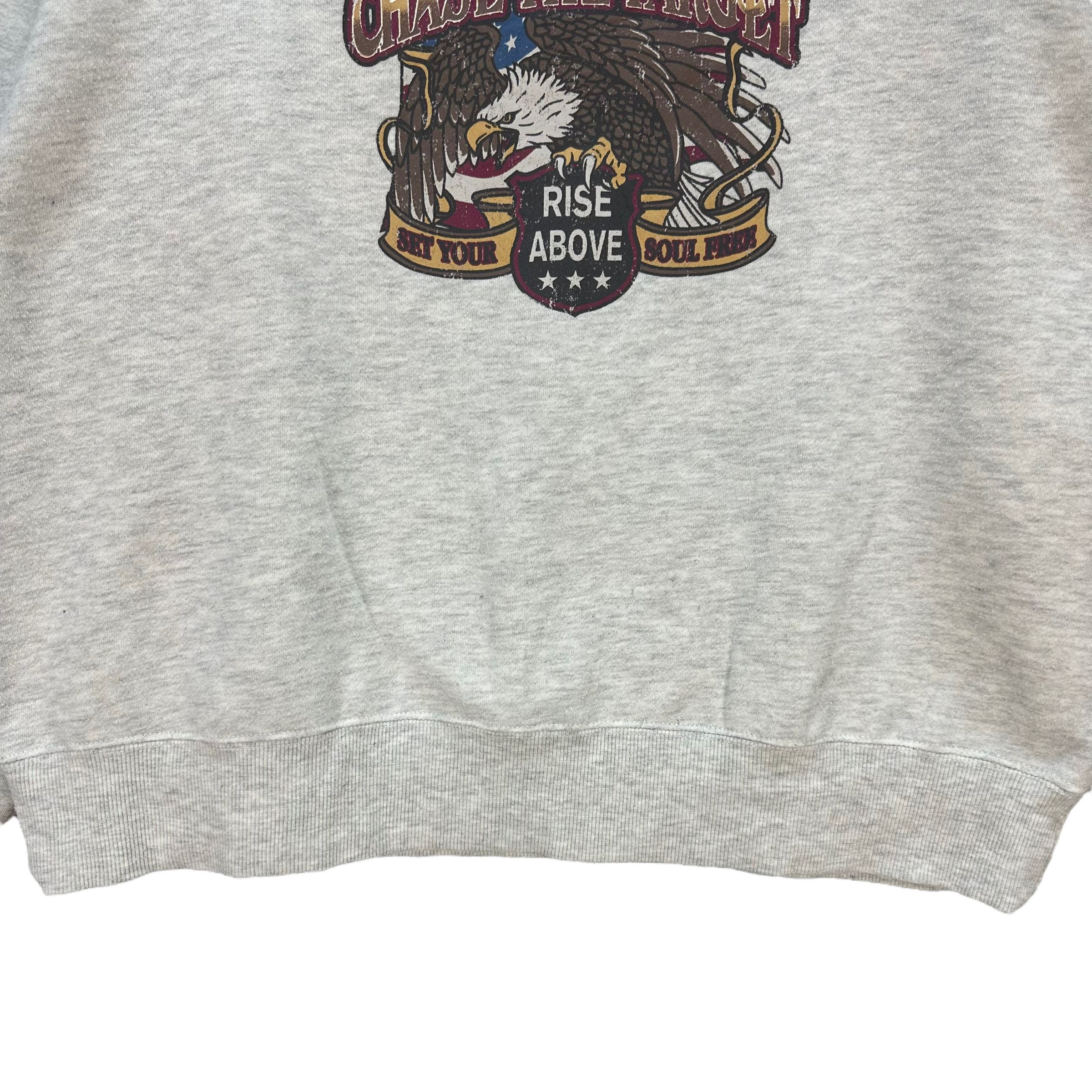 Japanese Brand APRES JOUR MIGNON EAGLE GRAPHIC SWEATSHIRTS #7508-149 Size US M / EU 48-50 / 2 - 4 Thumbnail