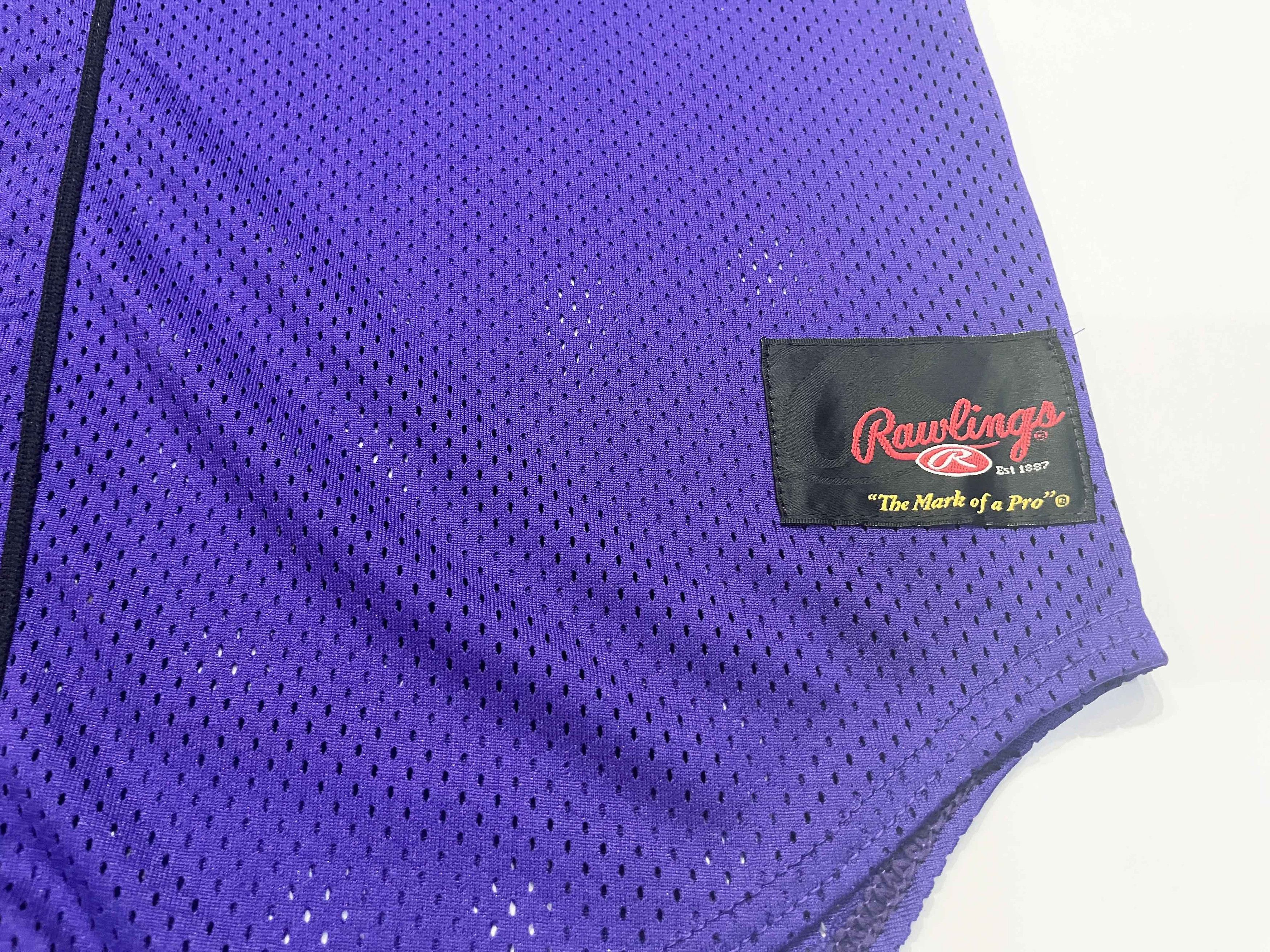 MLB Vintage Rawlings TCU Horned Frogs #1 NCAA Baseball Jersey Size US L / EU 52-54 / 3 - 6 Thumbnail