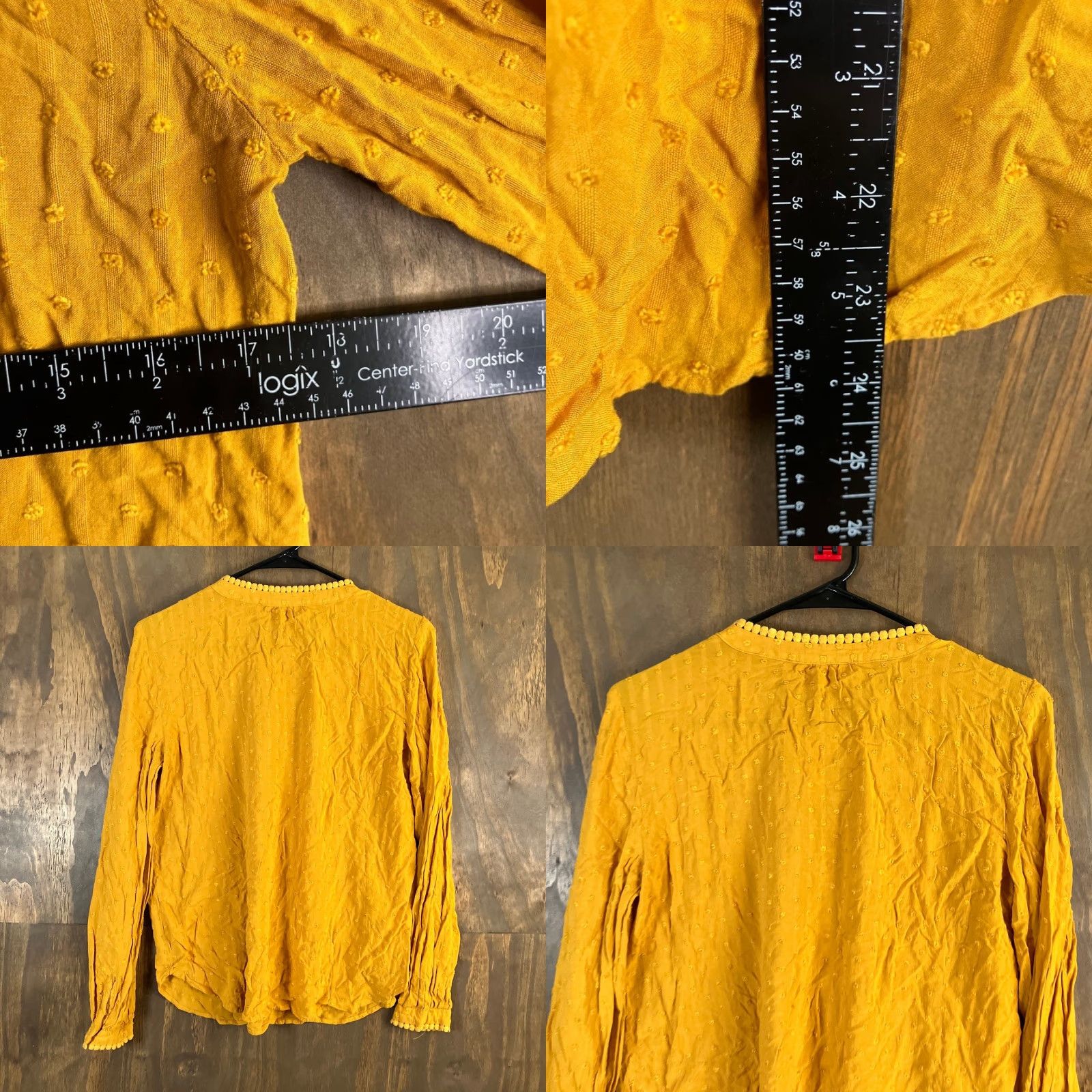 Loft LOFT Yellow Women's Blouse Small Round Neck Popcorn Keyhole Front]] User: LOFT Yellow Women's Blouse Small Round Neck Popcorn Keyhole Front Size S / US 4 / IT 40 - 8 Thumbnail