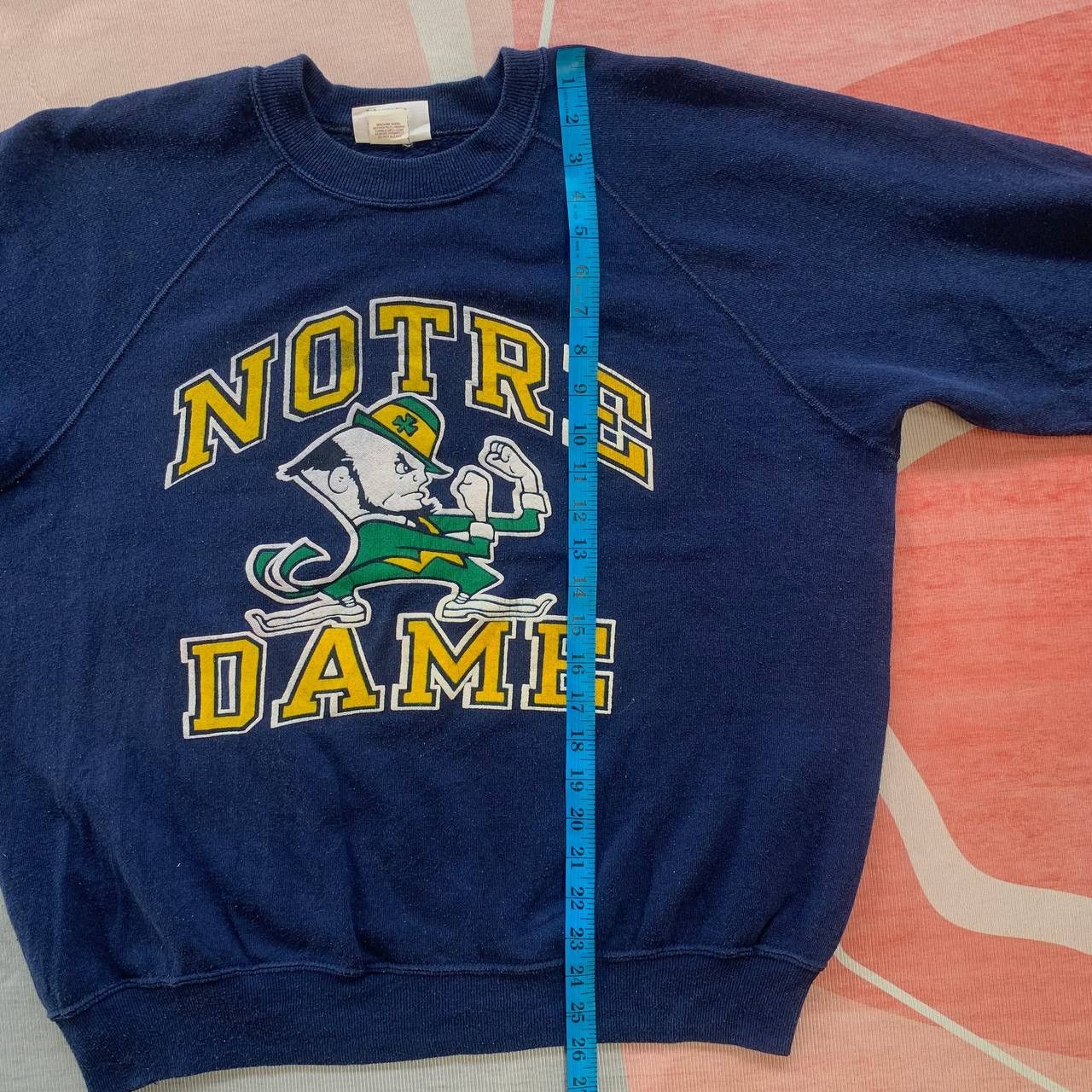 Vintage Vintage MADE IN USA NOTRE DAME Leprechaun Sweatshirt Size US L / EU 52-54 / 3 - 8 Thumbnail