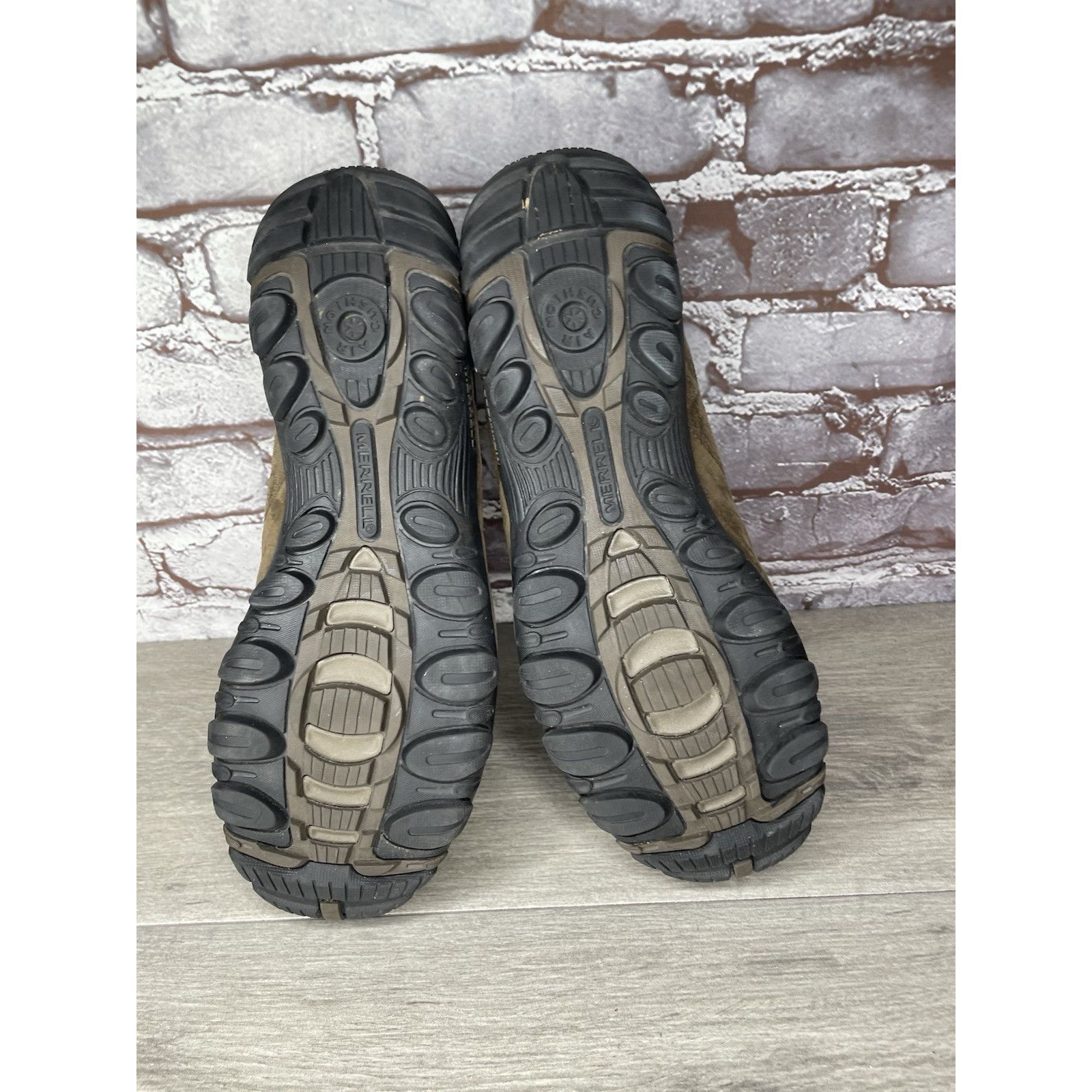 Merrell Merrell Slate Brown Suede Hiking Trail Lace Up Shoes Men’s S Size US 11 / EU 44 - 24 Thumbnail