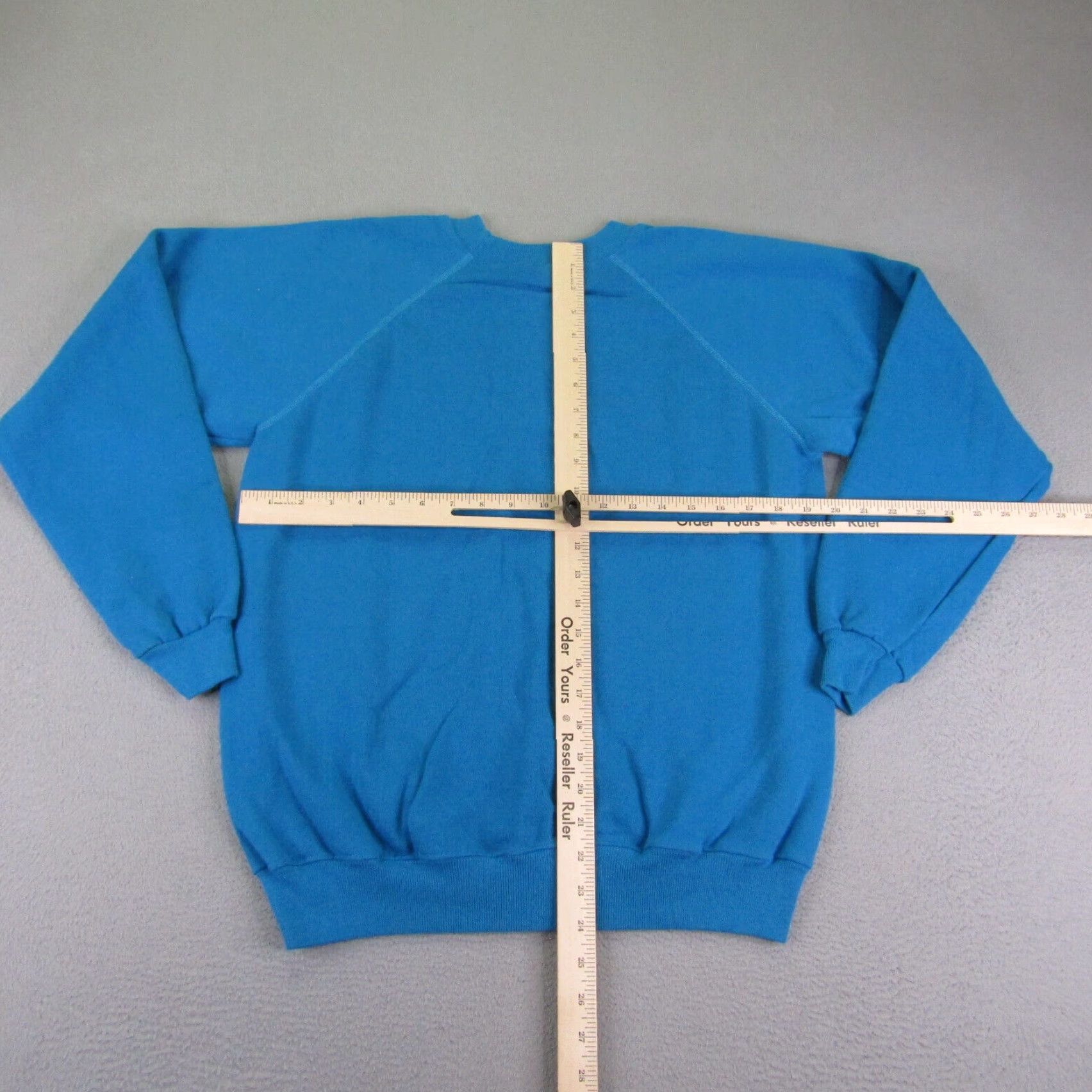 Hanes VINTAGE Hanes Airport Sweatshirt Mens Large Graphic Print Pullover 90s Outdoor Blue Size US L / EU 52-54 / 3 - 4 Thumbnail