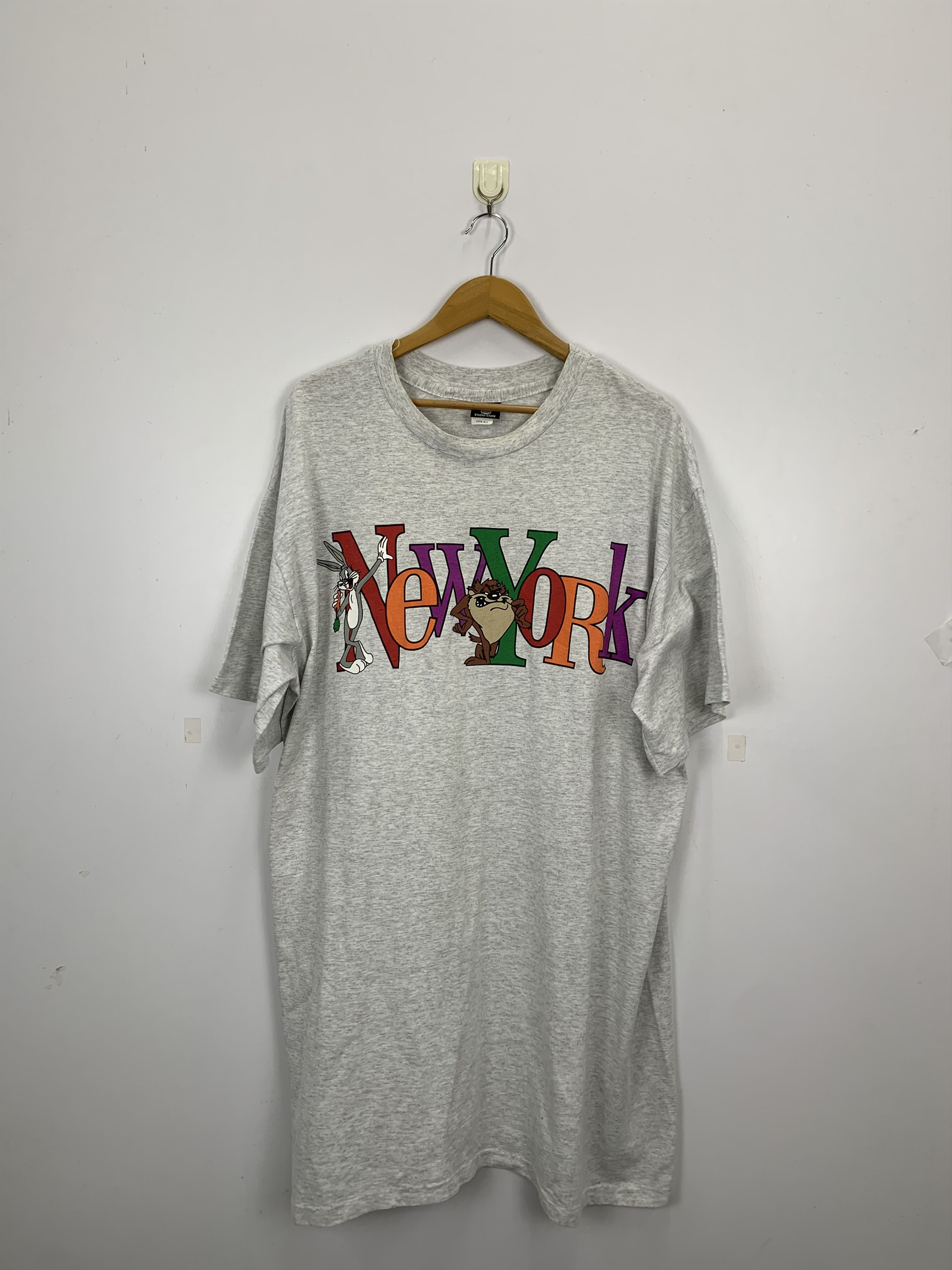 Vintage × Warner Bros 90s Vintage Warner Bros New York Looney Tunes T Shirt TA0179 Size US XL / EU 56 / 4 - 1 Thumbnail