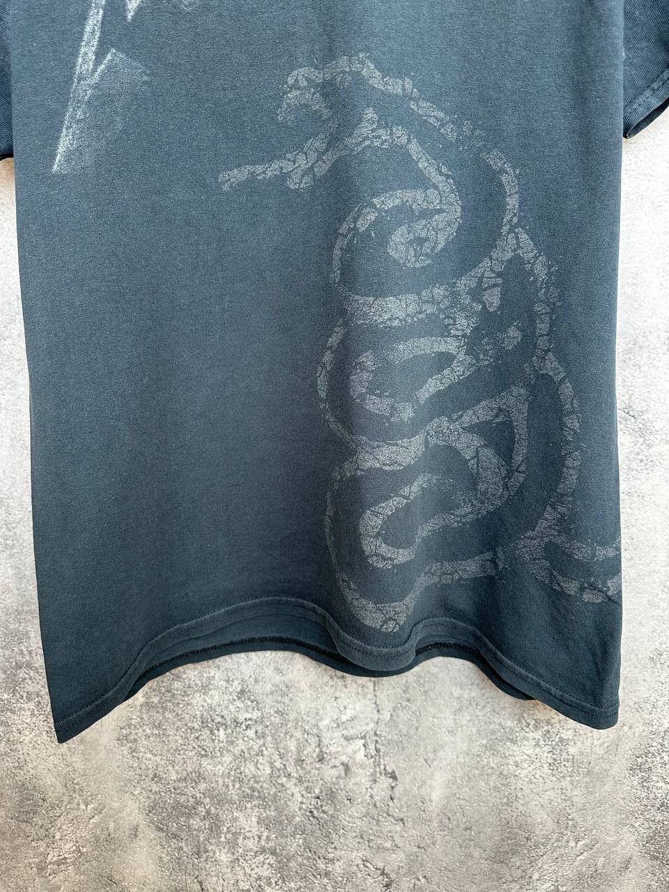 Metallica Metallica Black Album Faded Snake T-Shirt 2013 Black Tee Size US M / EU 48-50 / 2 - 6 Thumbnail