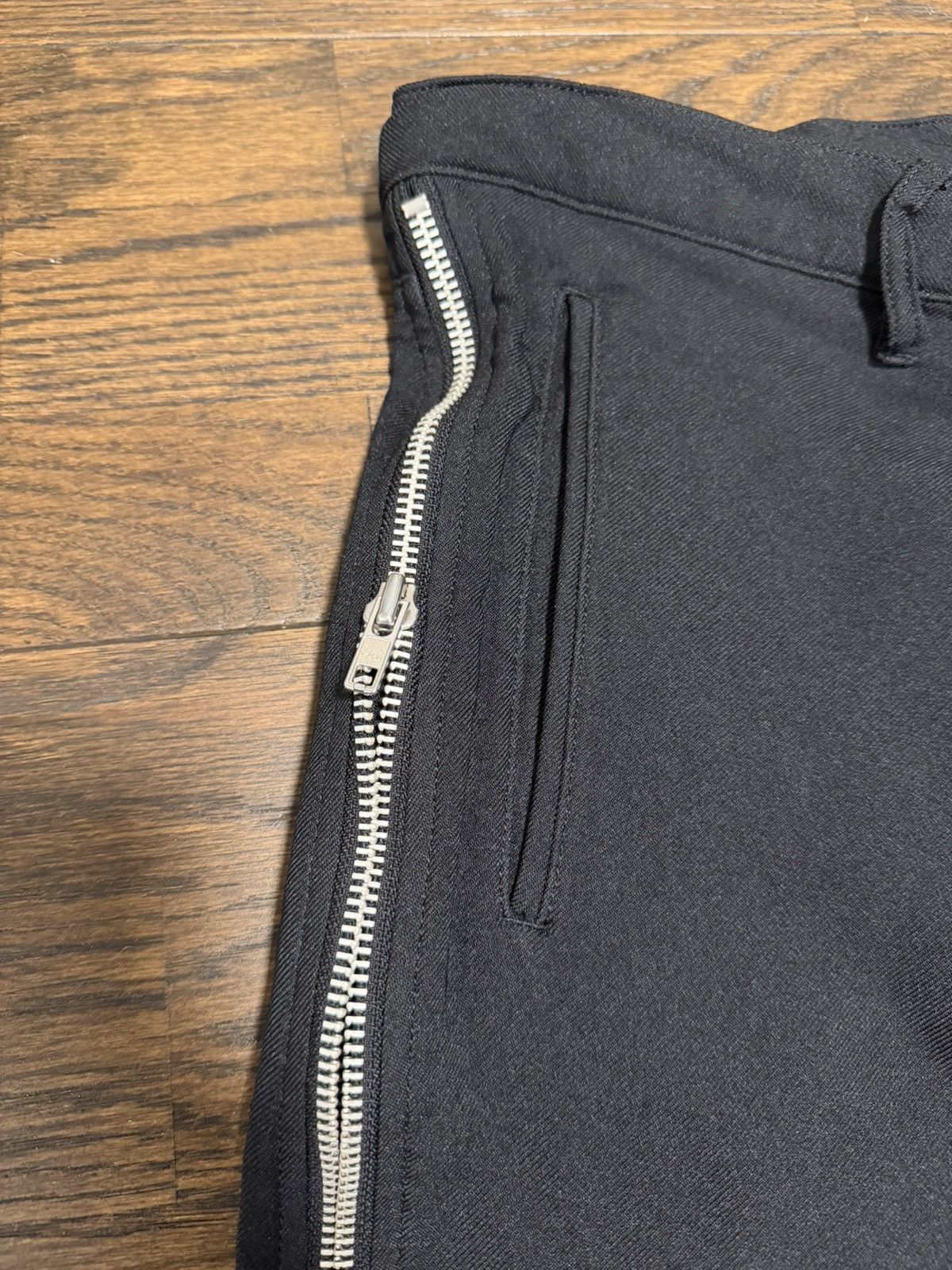 Comme des Garcons Black Black Comme des Garcons Zip Trouser Size US 31 - 4 Thumbnail
