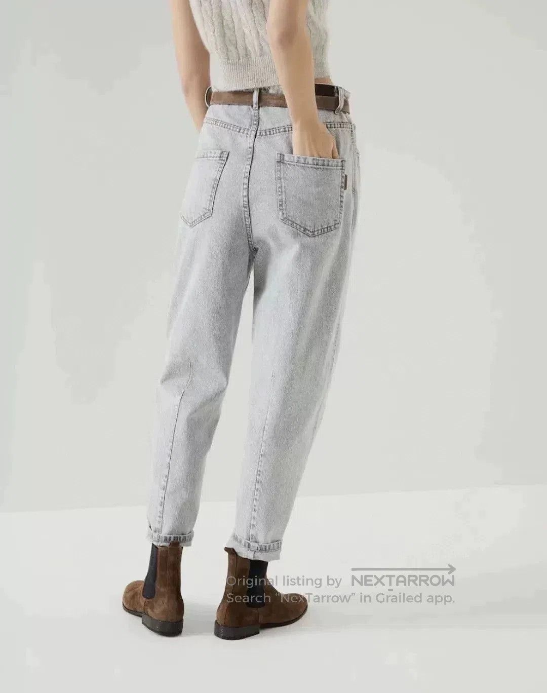 Brunello Cucinelli Brunello Cucinelli High-Waist Denim Jeans. Size US 31 - 2 Thumbnail
