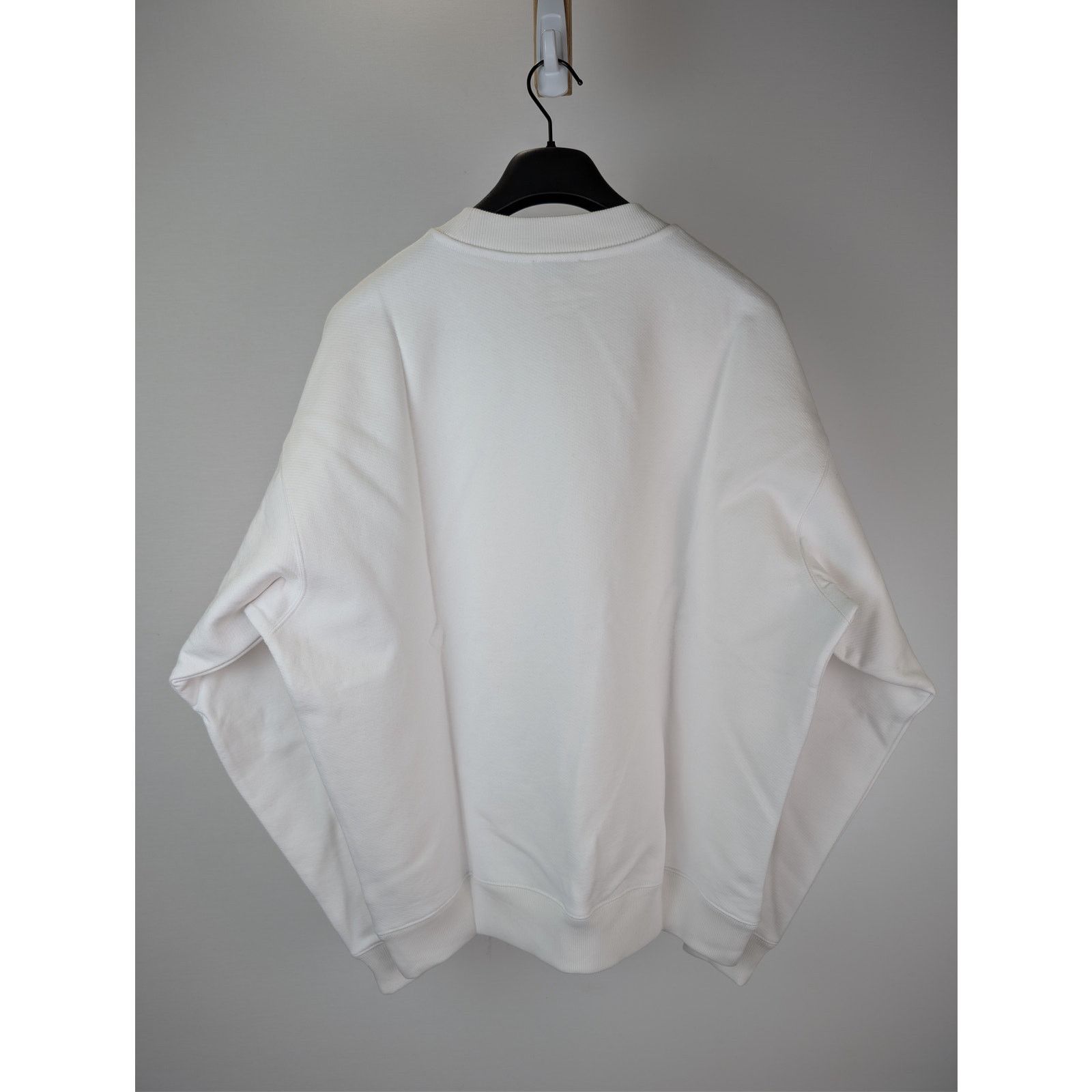 Off-White o1rshd1 Diag Skate Crewneck Sweatshirt in White / Black Size US XL / EU 56 / 4 - 16 Thumbnail