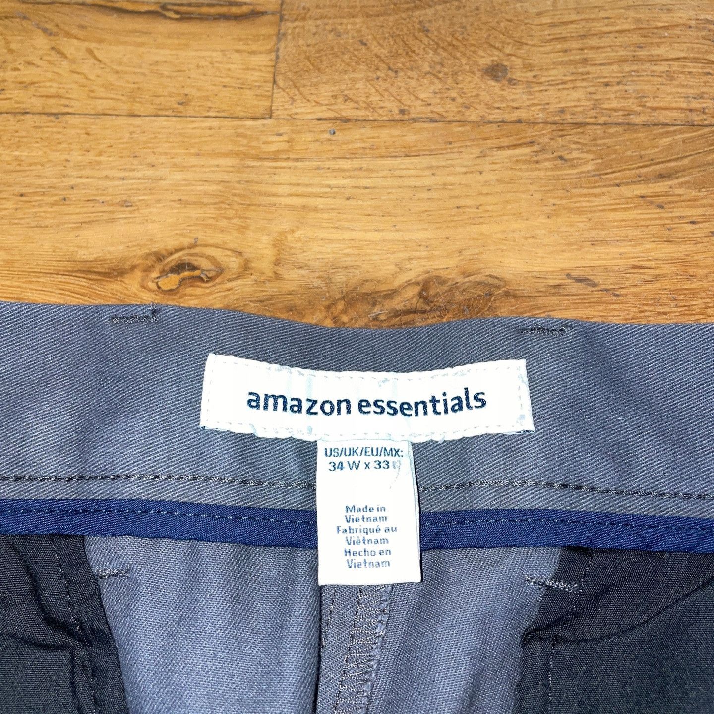 Other Amazon Essentials Men's Chinos W 34 L 33 - New - Store Tags Size US 34 / EU 50 - 5 Thumbnail