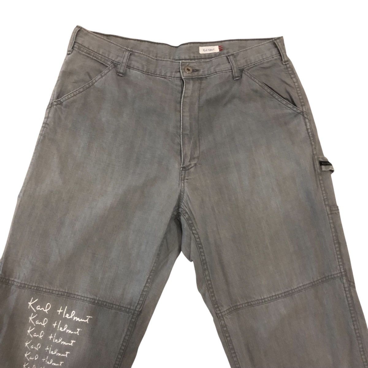Japanese Brand × Karl Helmut Light Denim Straight Cut Karl Helmut Pants Size US 35 - 2 Thumbnail