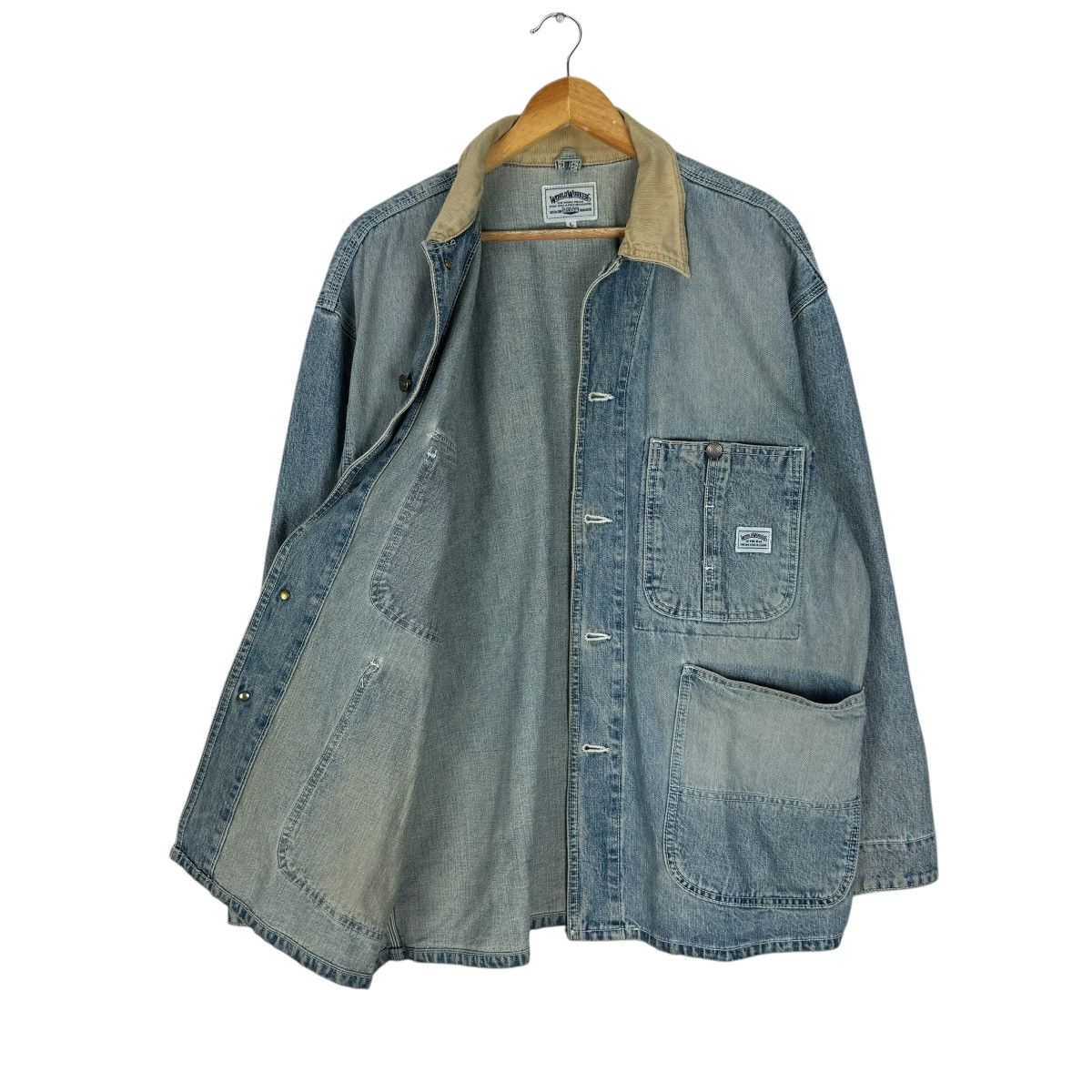 Big John ⚡️BIG JOHN DENIM CHORE WORKWEAR JACKET Size US L / EU 52-54 / 3 - 5 Thumbnail