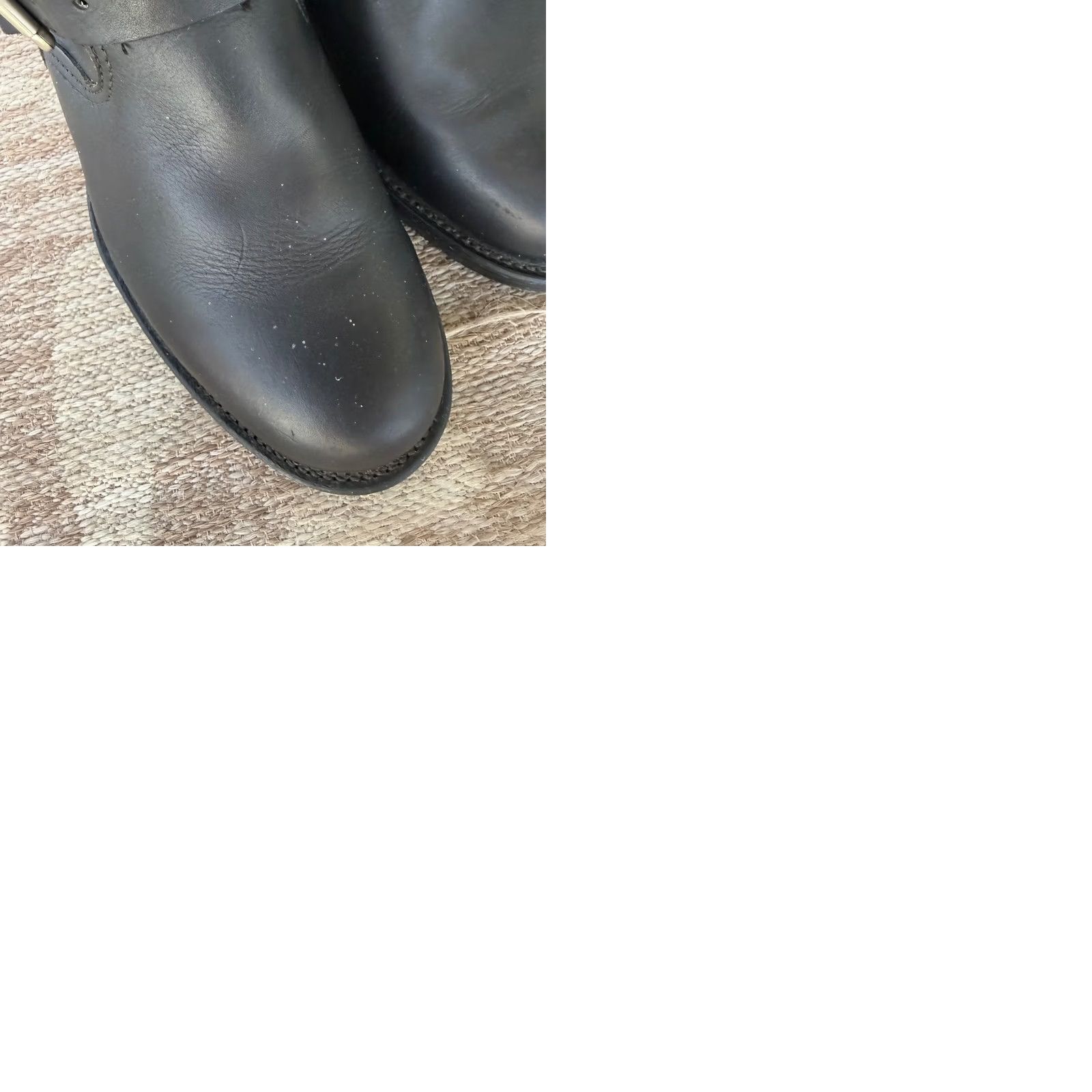 Chippewa Chippewa Mens 7.5 EE Black Leather Engineer Boots USA Made Vibram Sole 97863 Size US 8 / EU 41 - 9 Thumbnail