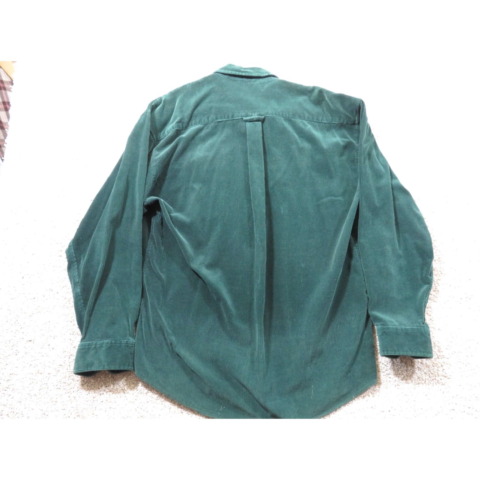 Vintage VINTAGE Back Packer Sportswear Corduroy Shirt Green Cotton Button-Up Medium Men Casual 70s Size US M / EU 48-50 / 2 - 6 Thumbnail