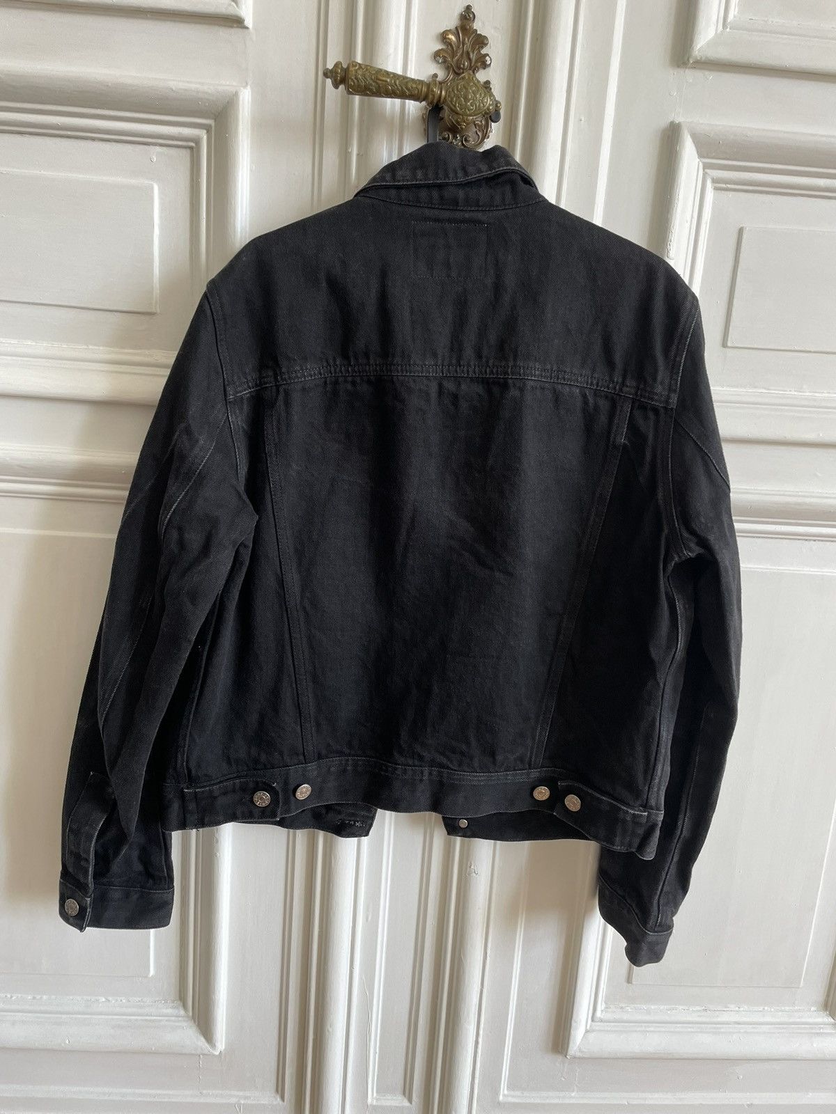 Acne Studios Acne Studios Tent black denim jacket Size US S / EU 44-46 / 1 - 6 Thumbnail