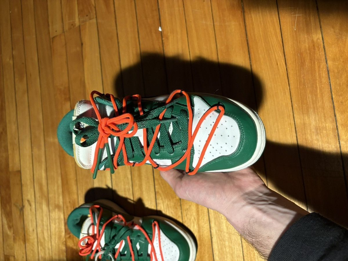 Nike × Off-White Off White Dunk Low “Pine Green” Size US 7 / EU 40 - 8 Thumbnail